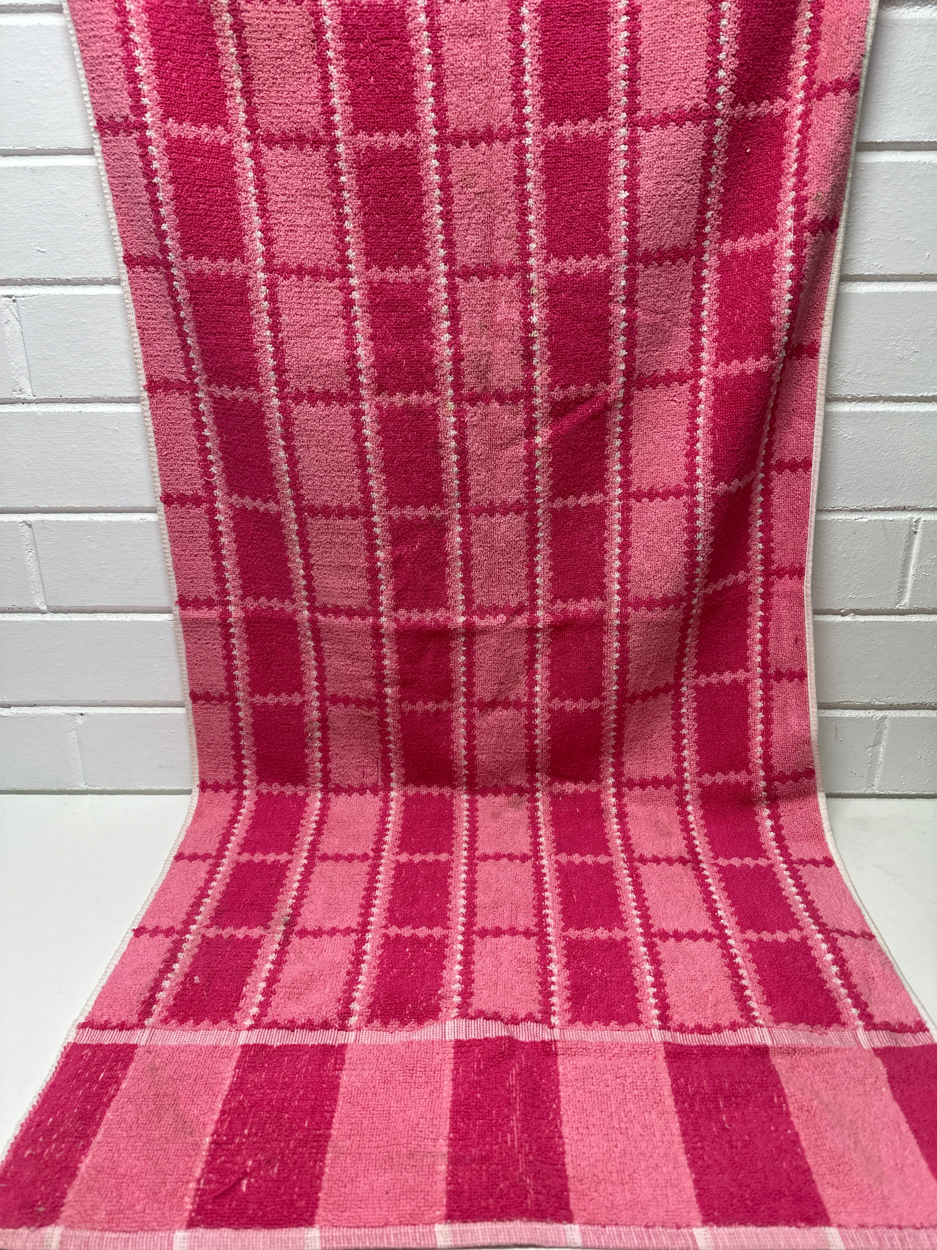 Unused Cotton Vintage Bath Towel