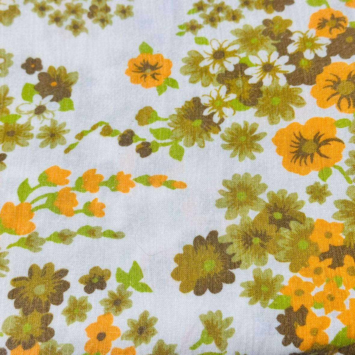 Vintage Cotton Sheet Fabric