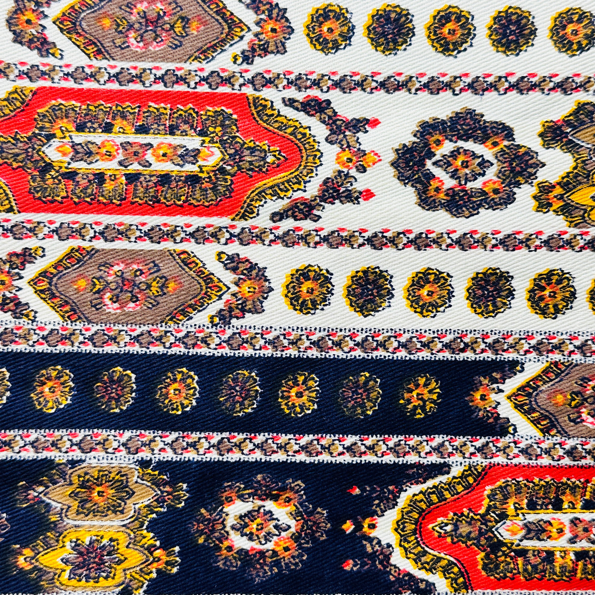 80cms Thick Cotton Fabric Remnant