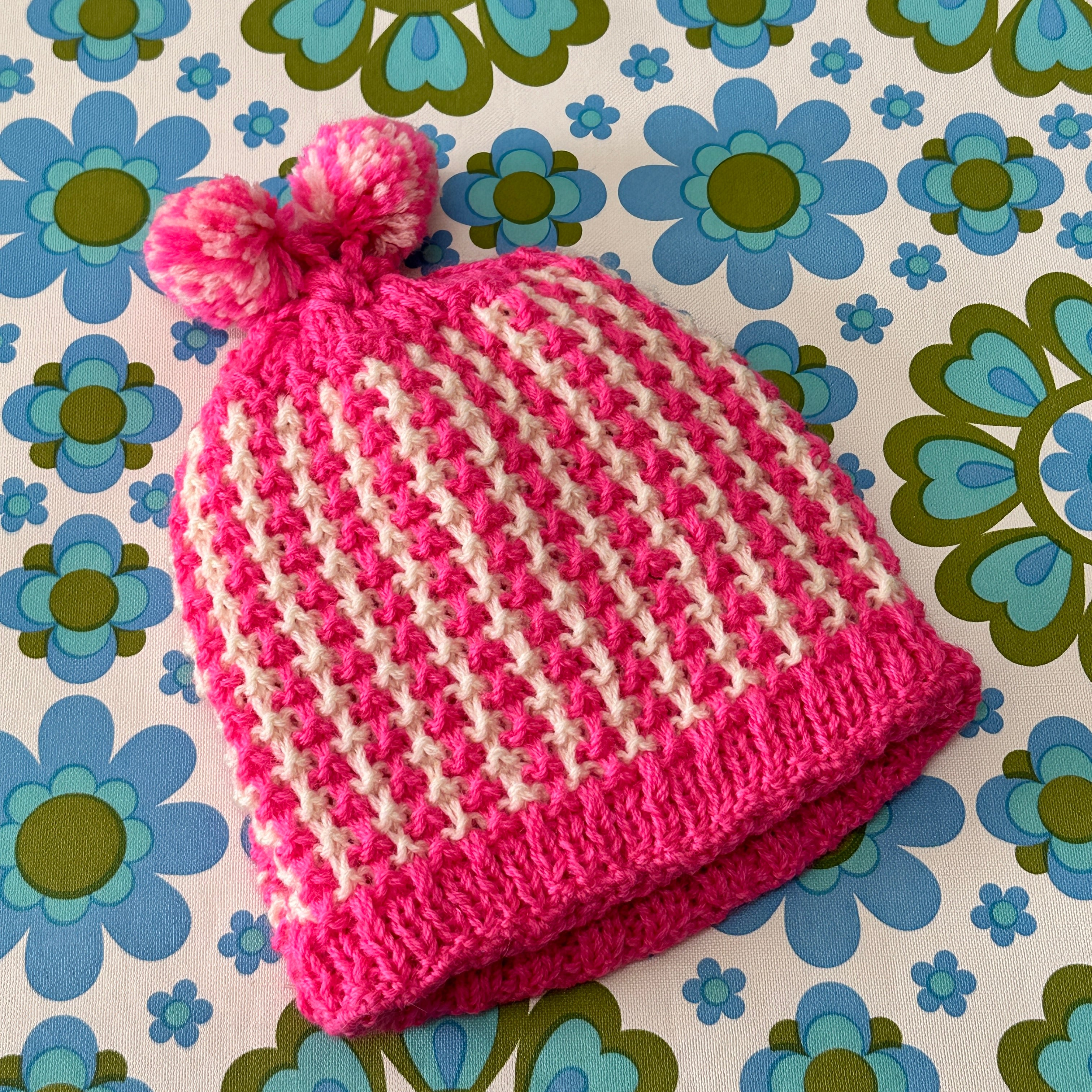 Vintage Pink & White Tea Cosy