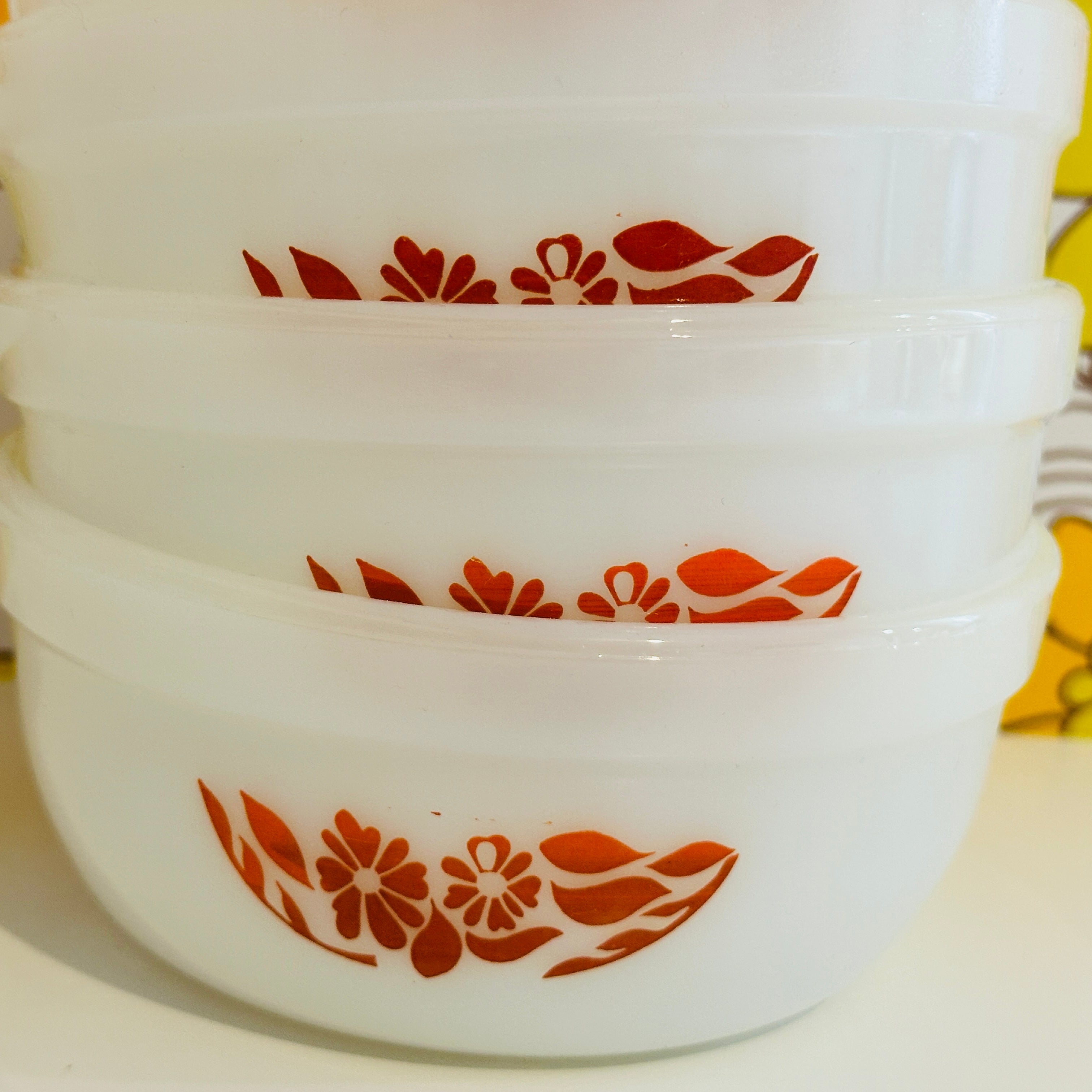 Set of Four Vintage PYREX Ramekins