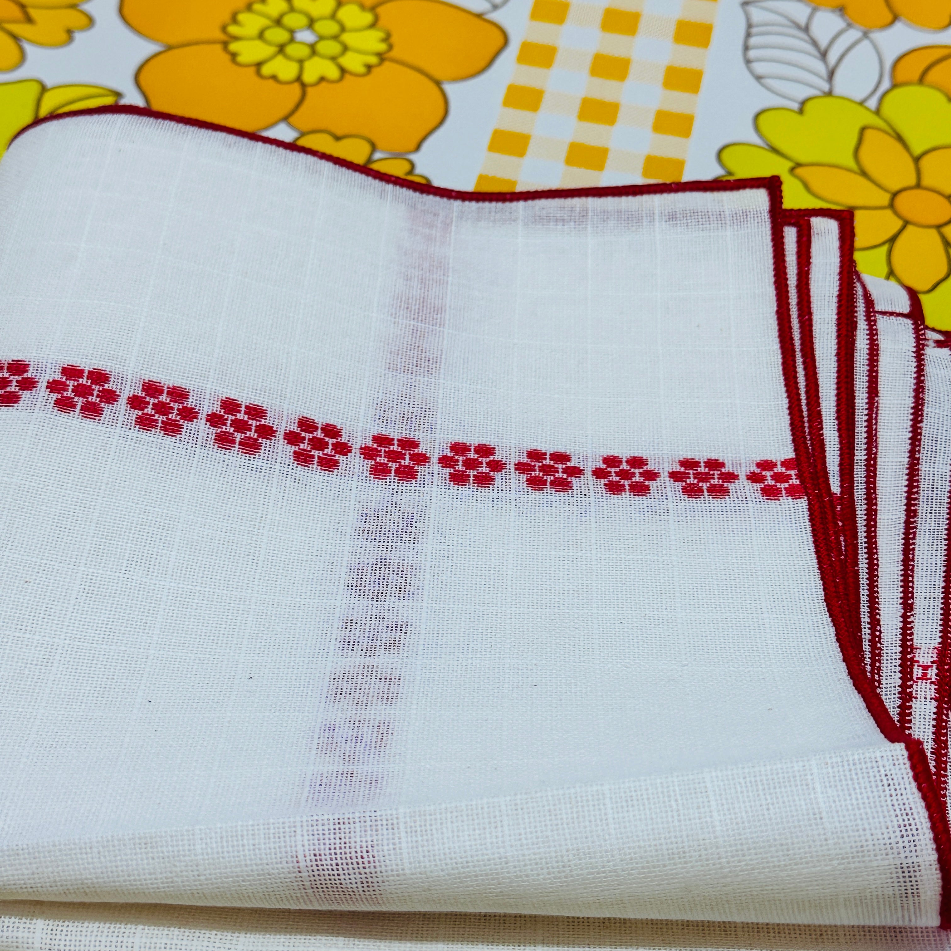 Set of TEN Unused Vintage Napkins Serviettes