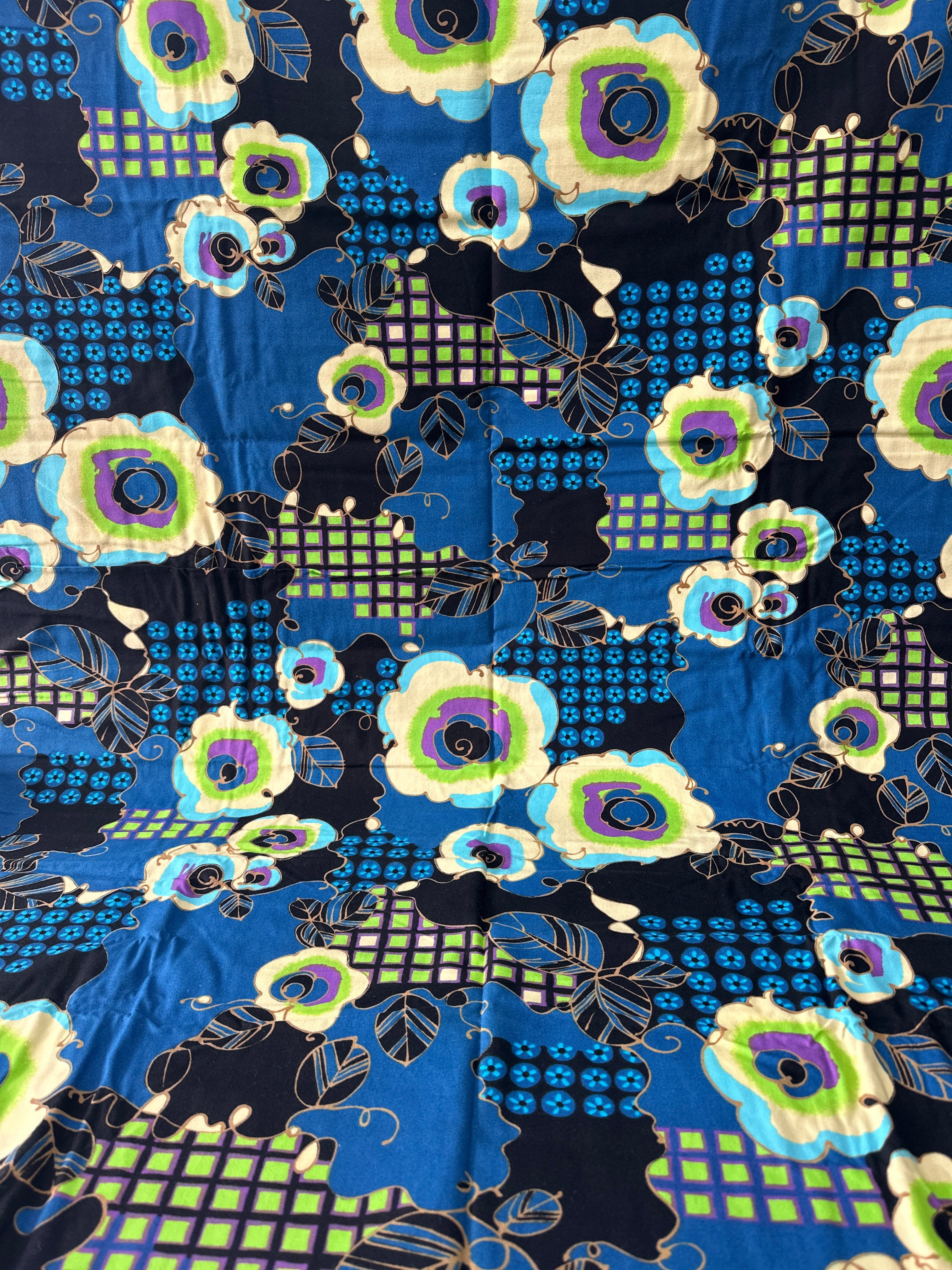 280cms MODERN Blue & Purple Fabric Craft Sewing