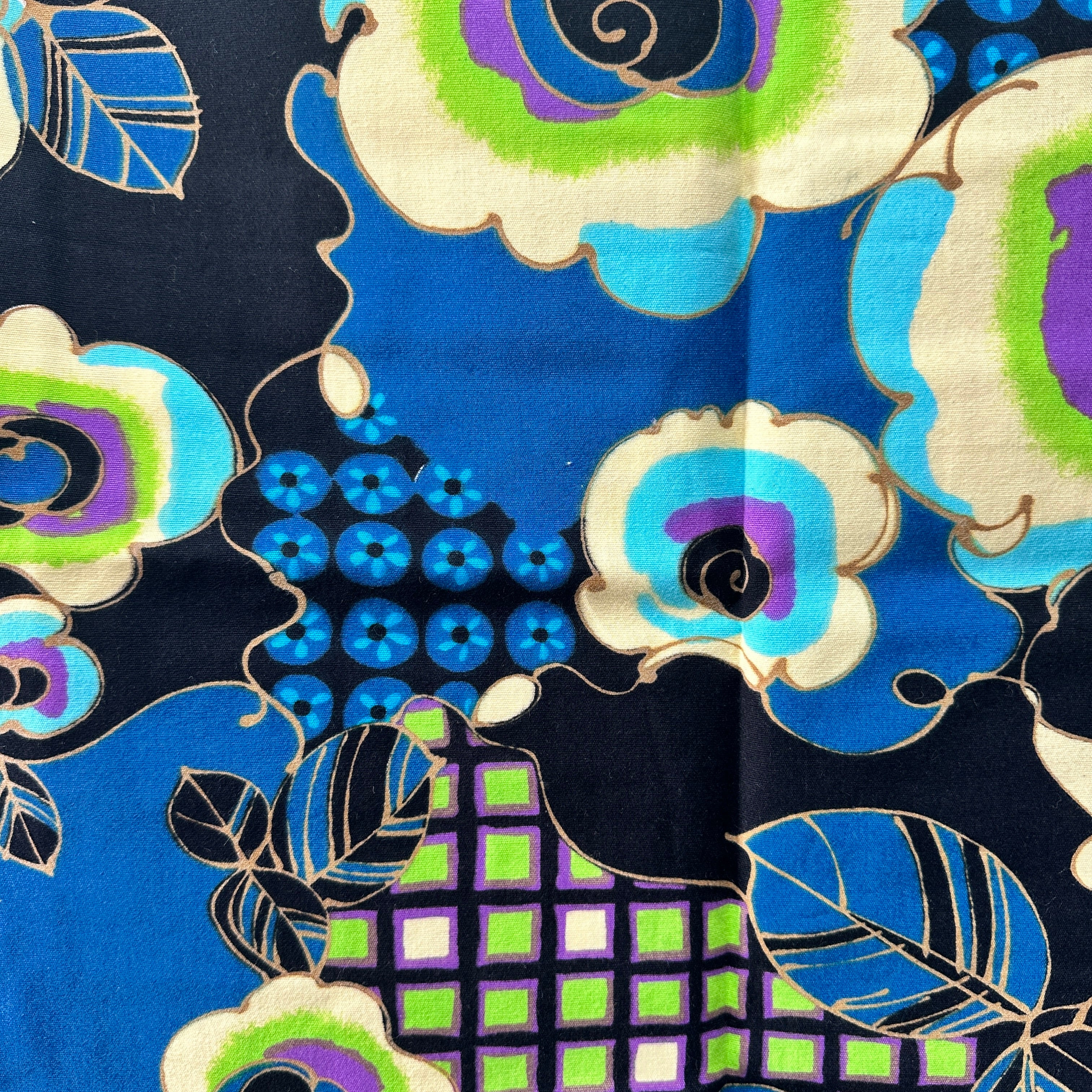 280cms MODERN Blue & Purple Fabric Craft Sewing