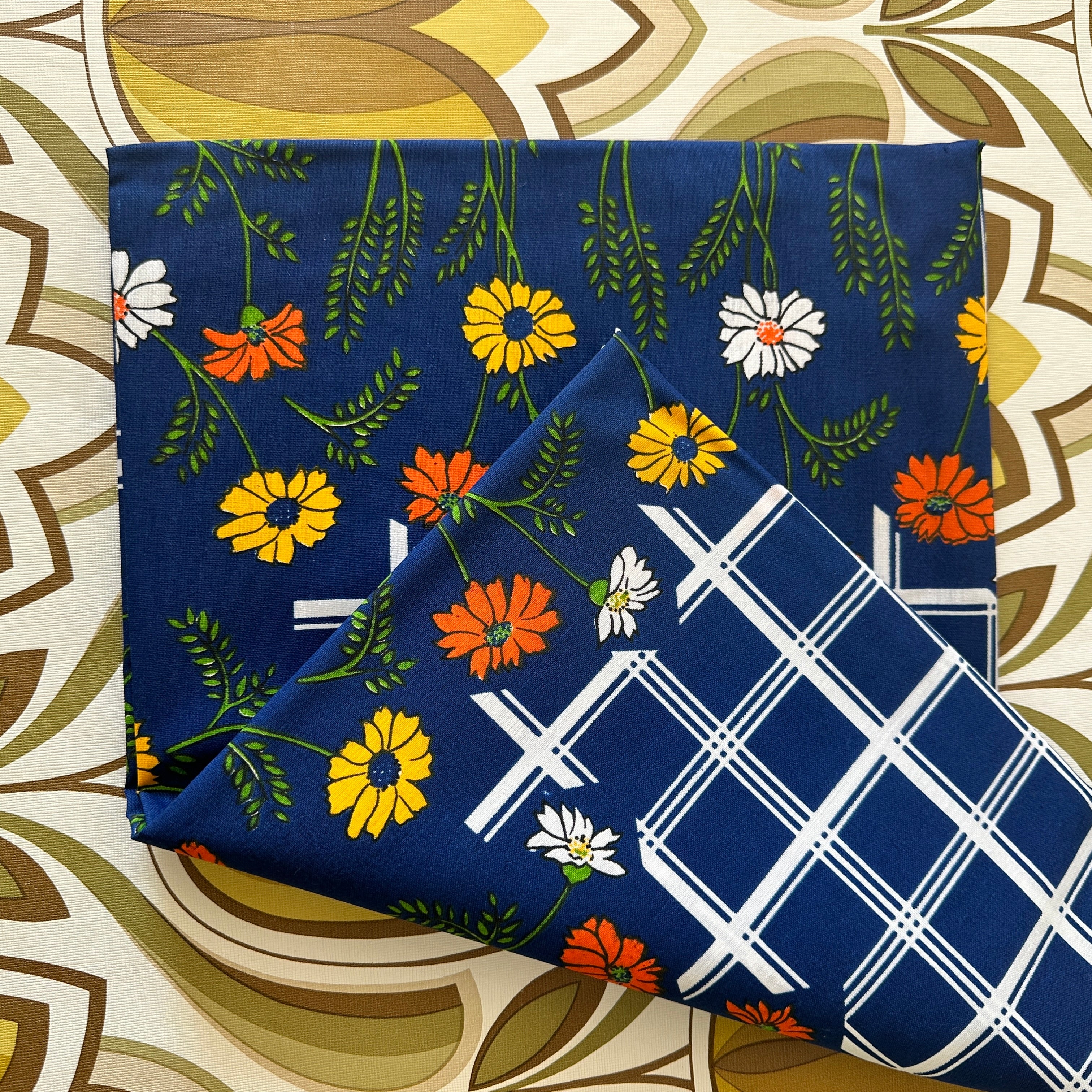 UNUSED Cotton Made in Brazil Tablecloth VINTAGE