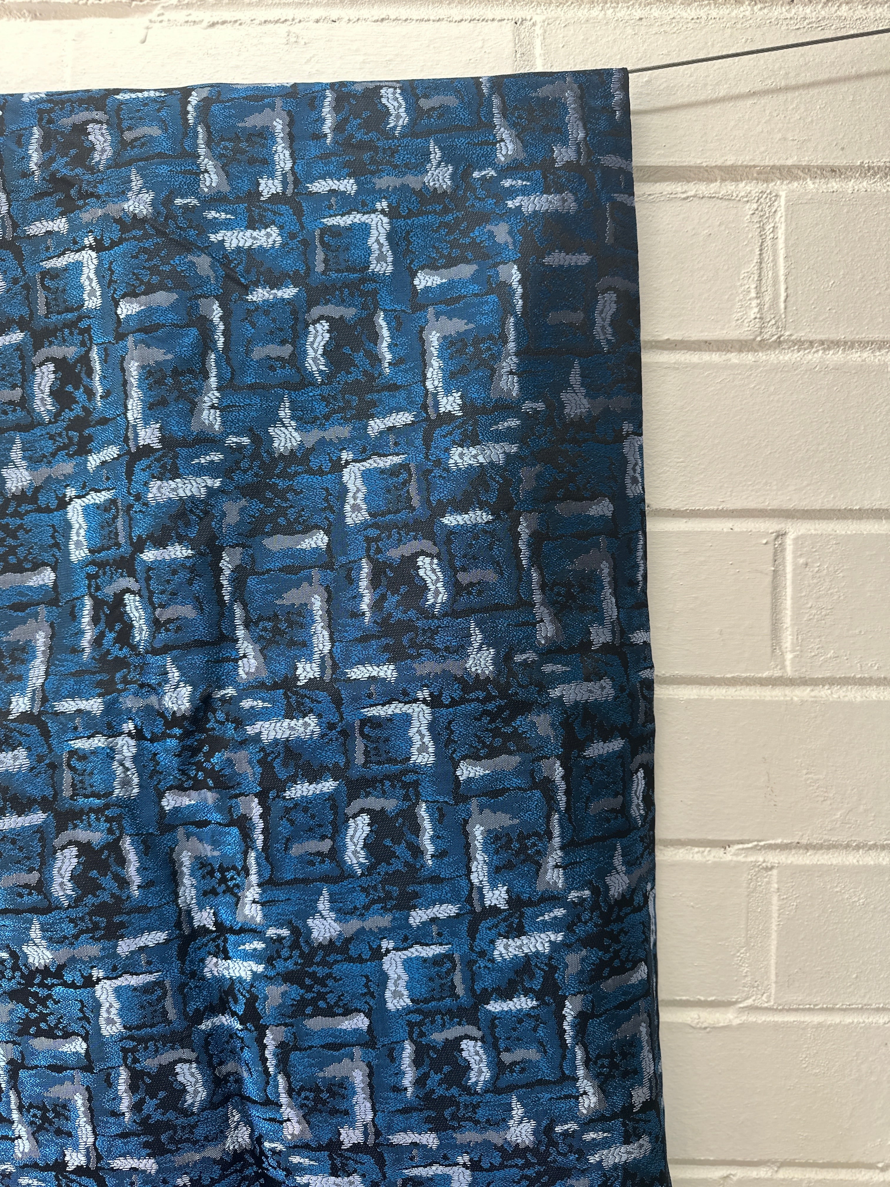 440cms Stunning BROCADE Thick Fabric Dress