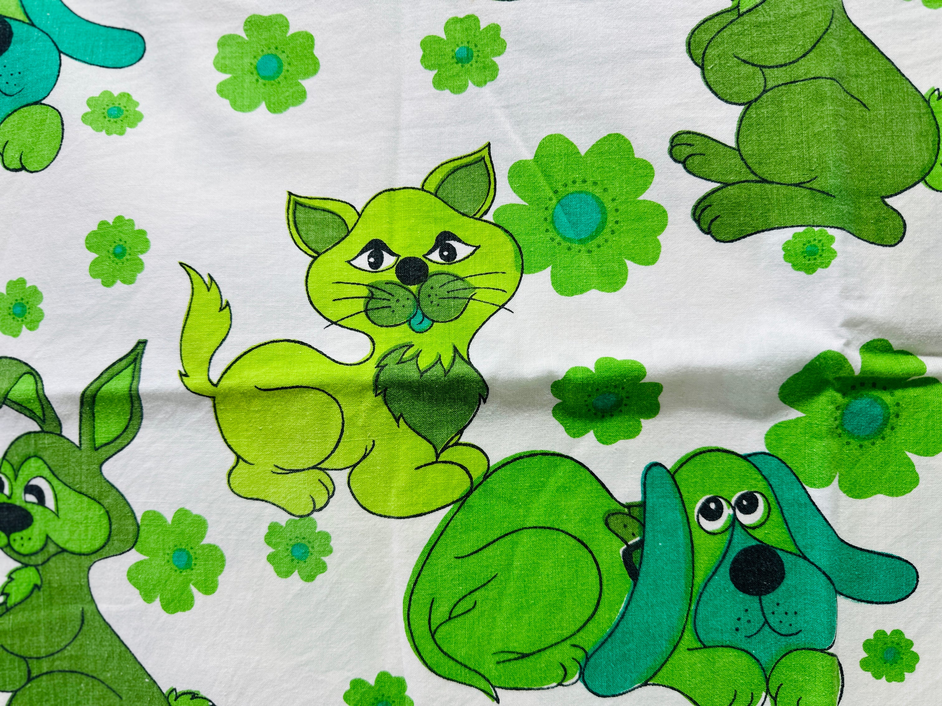 Vintage Children's Pillow Case Cotton