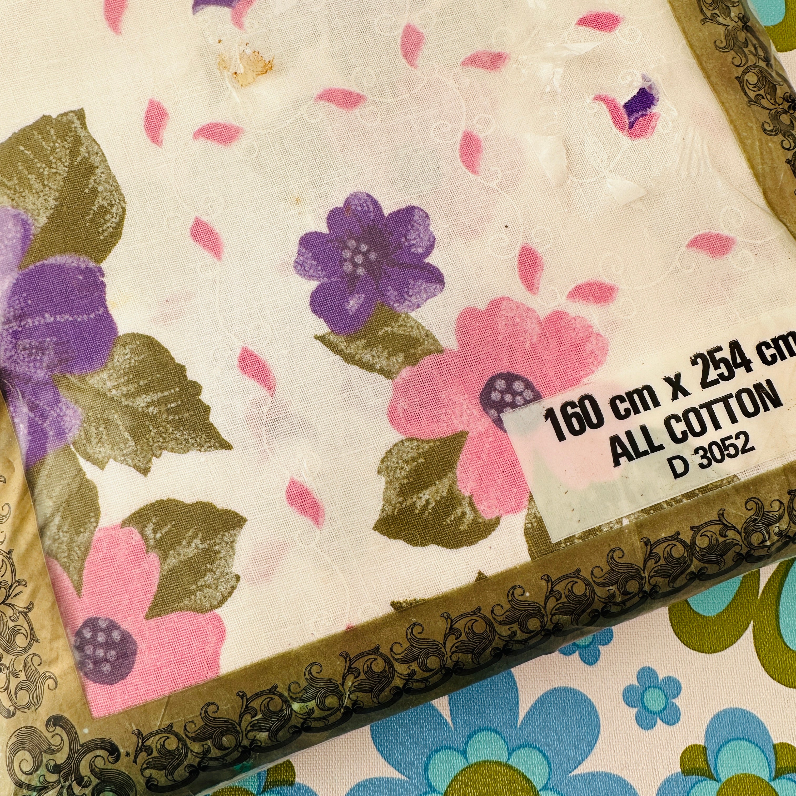 ALL COTTON Unused Vintage Sheets PAIR