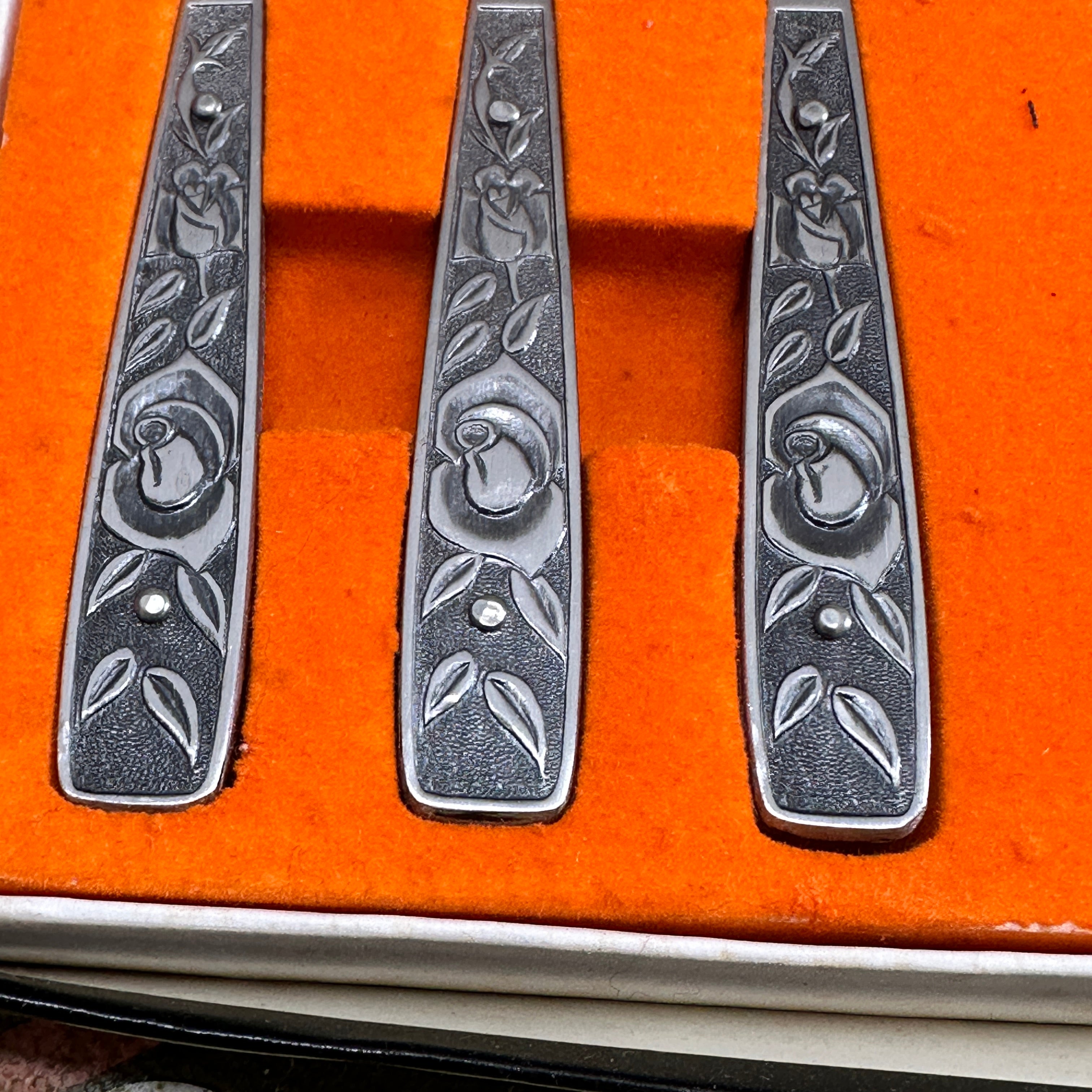 RETRO Stainless Steel Cake Fork Set