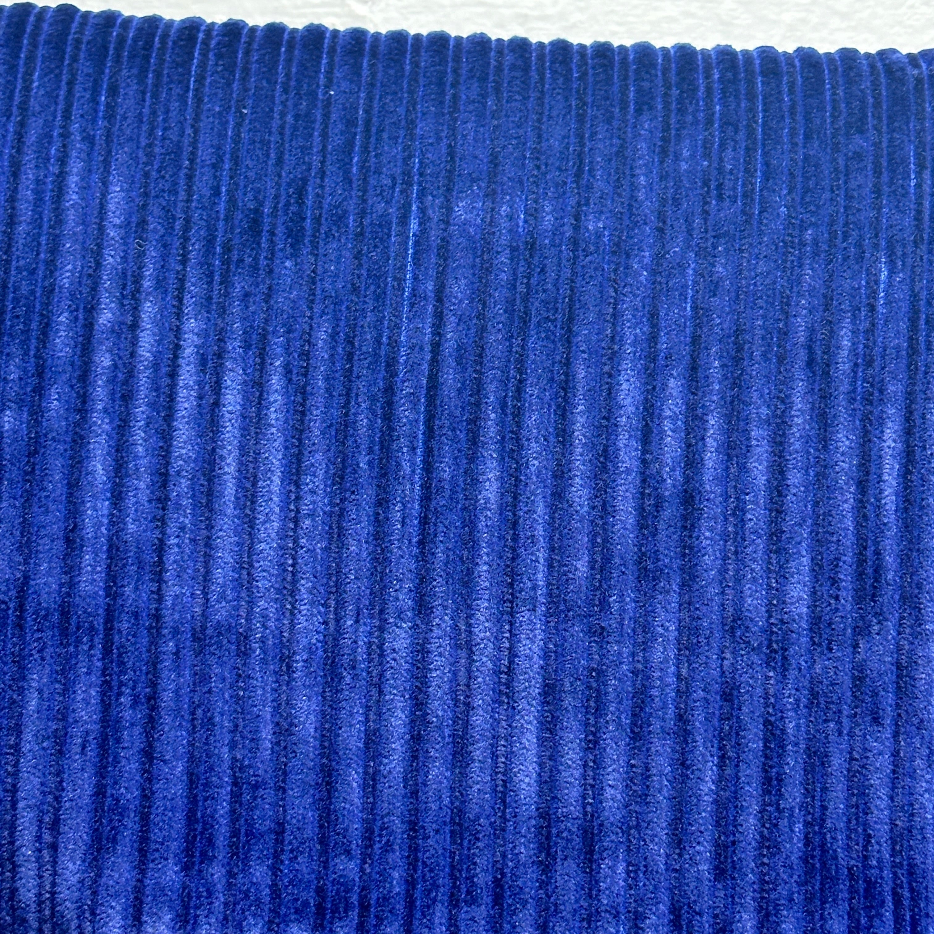 450cms Large Lot of Navy Blue Cord Fabric