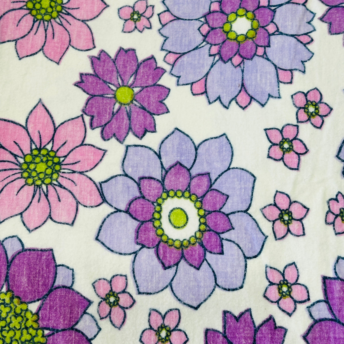 220cms Vintage Brushed Cotton Sheet FABRIC