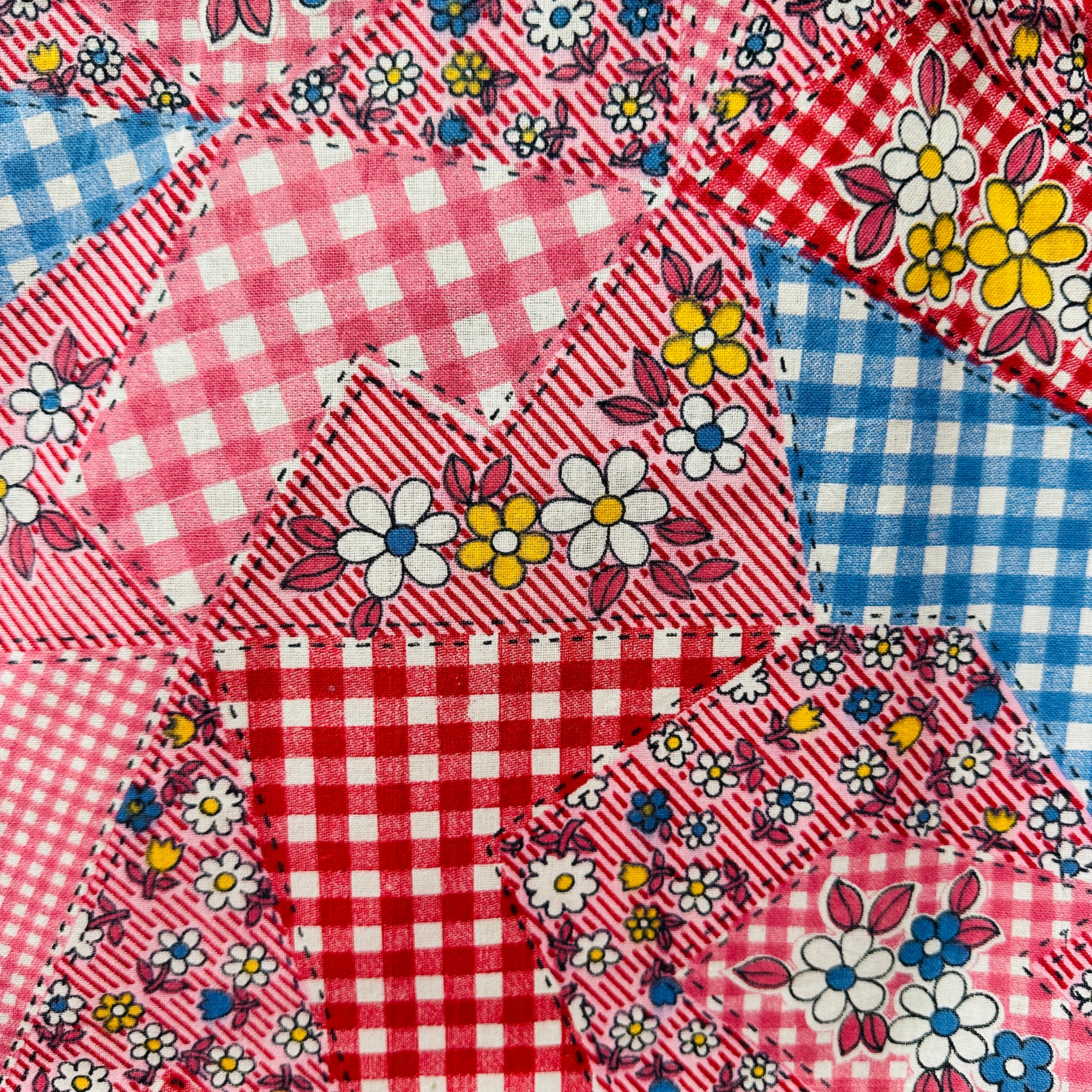 170cms Adorable Pink & Red Floral Fabric CRAFT