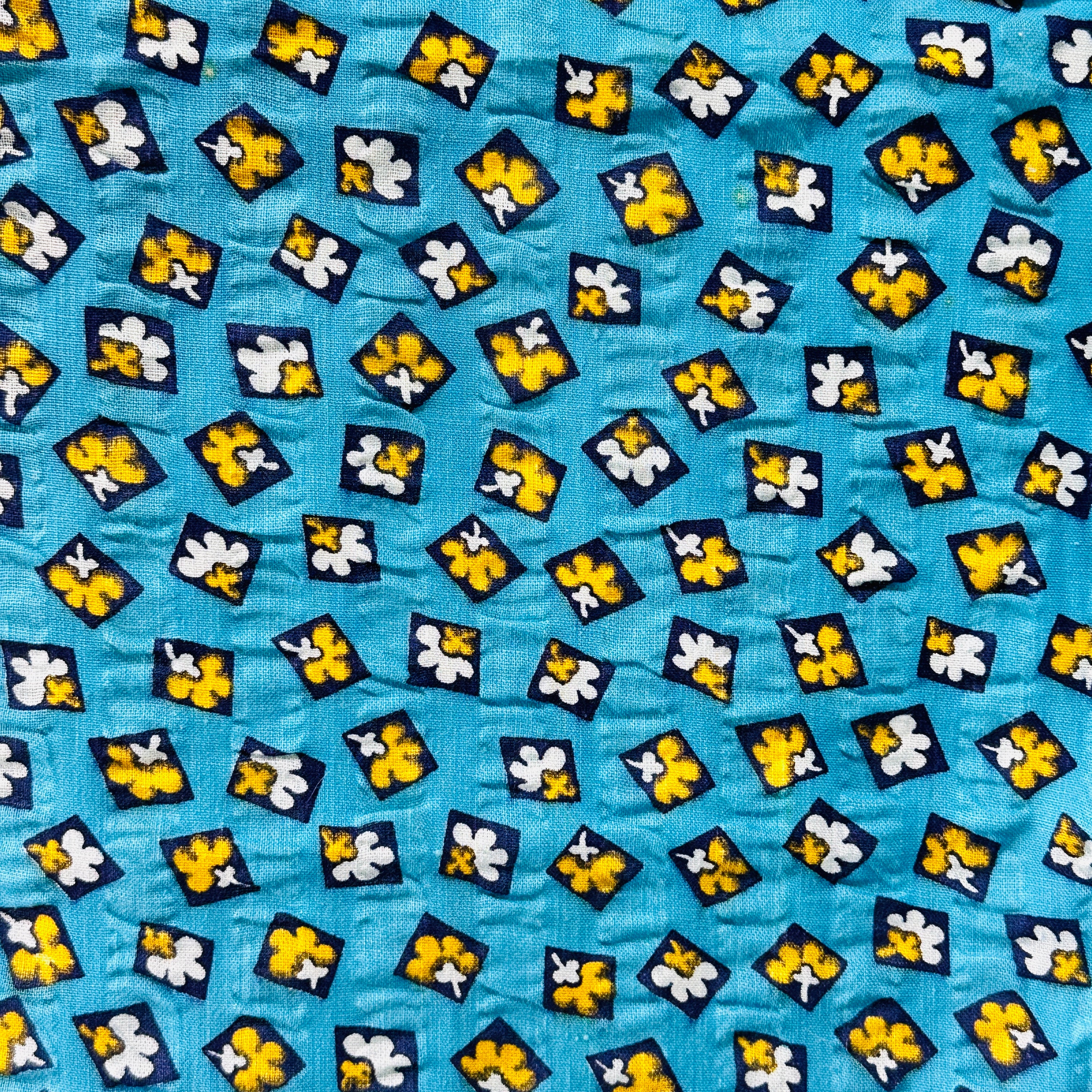 90cms Pretty Blue Floral Print