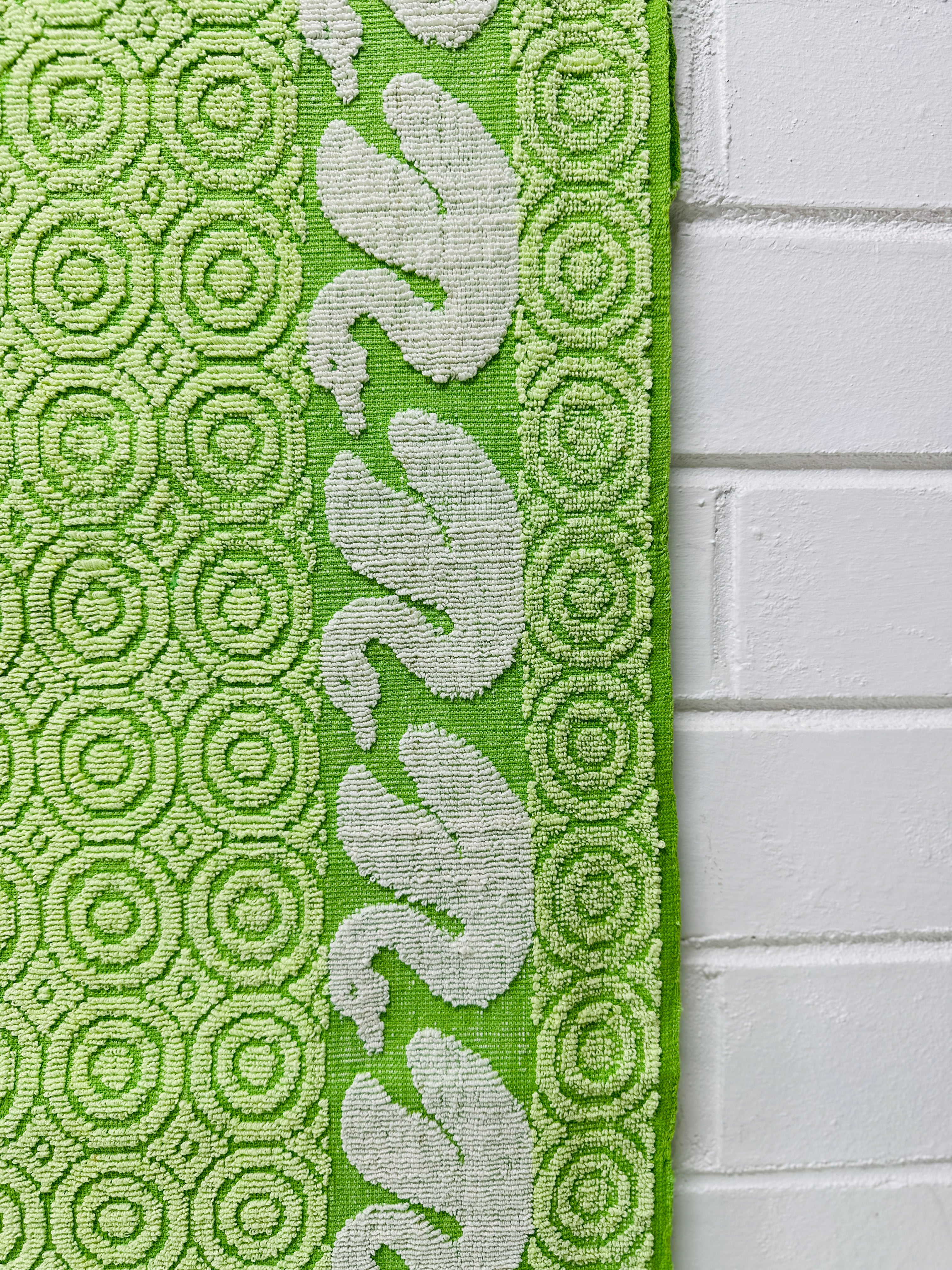 Vintage Bath Towel GREEN