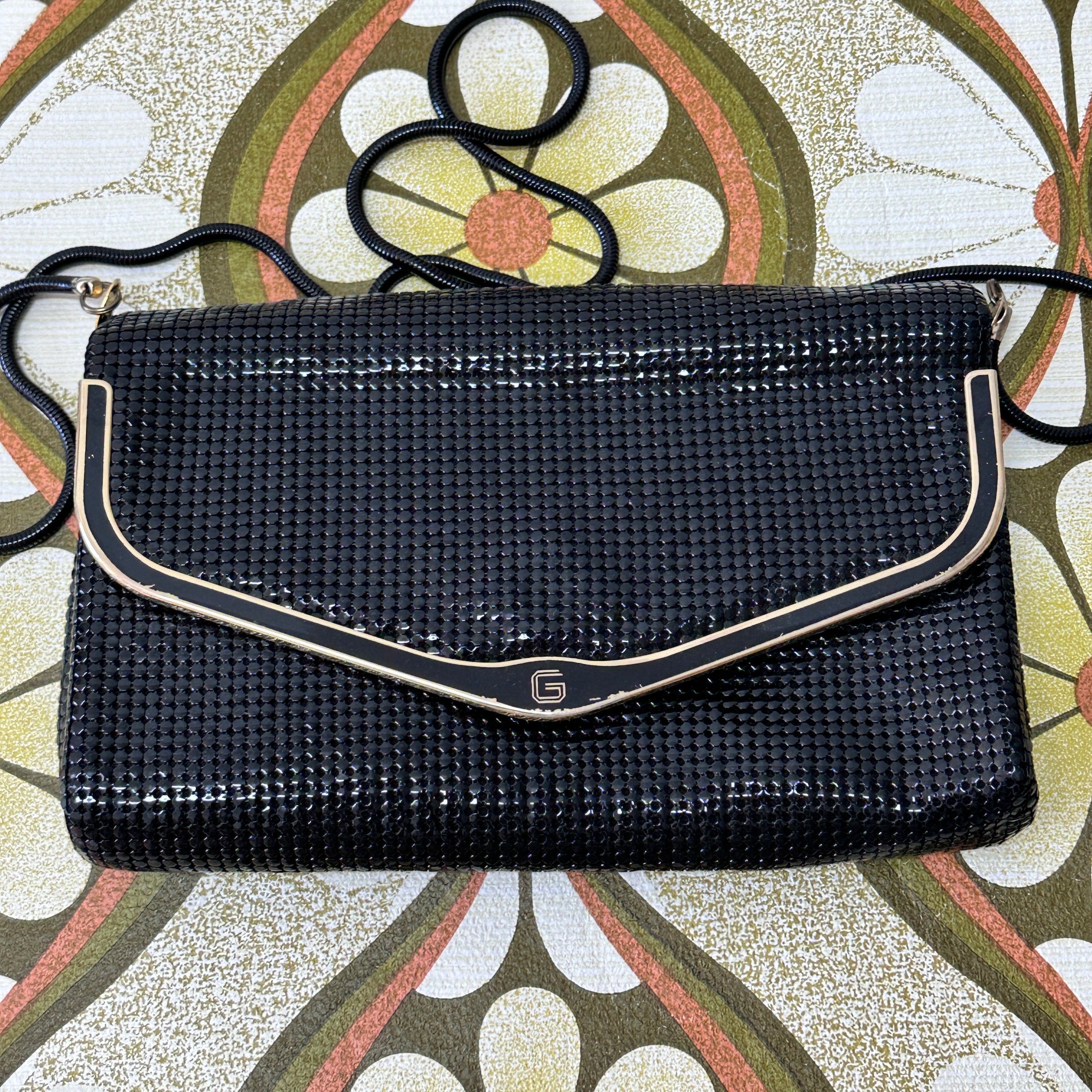 Black Vintage Glomesh Handbag