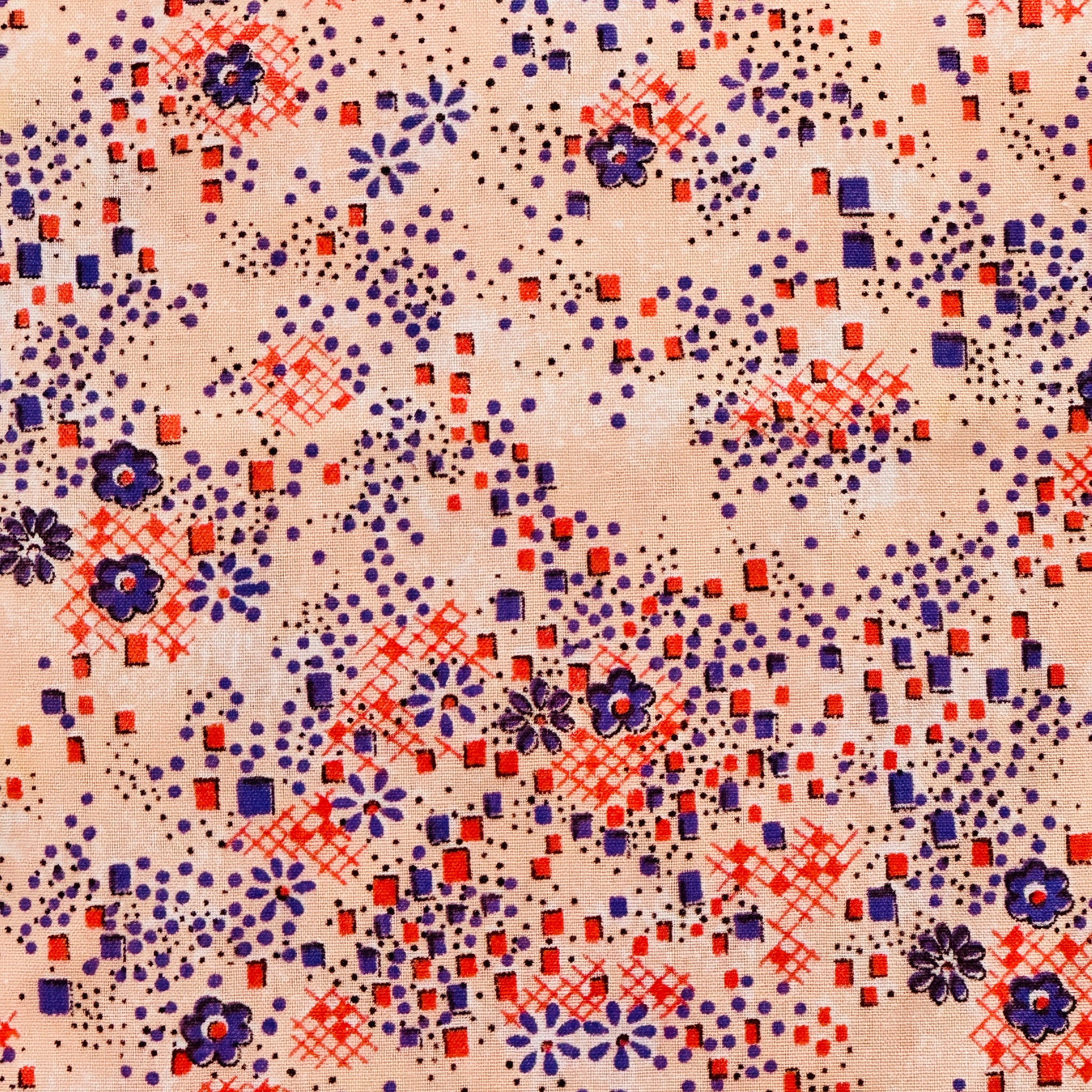 300cms Sweet Pinks Floral Fabric ADORABLE Vintage