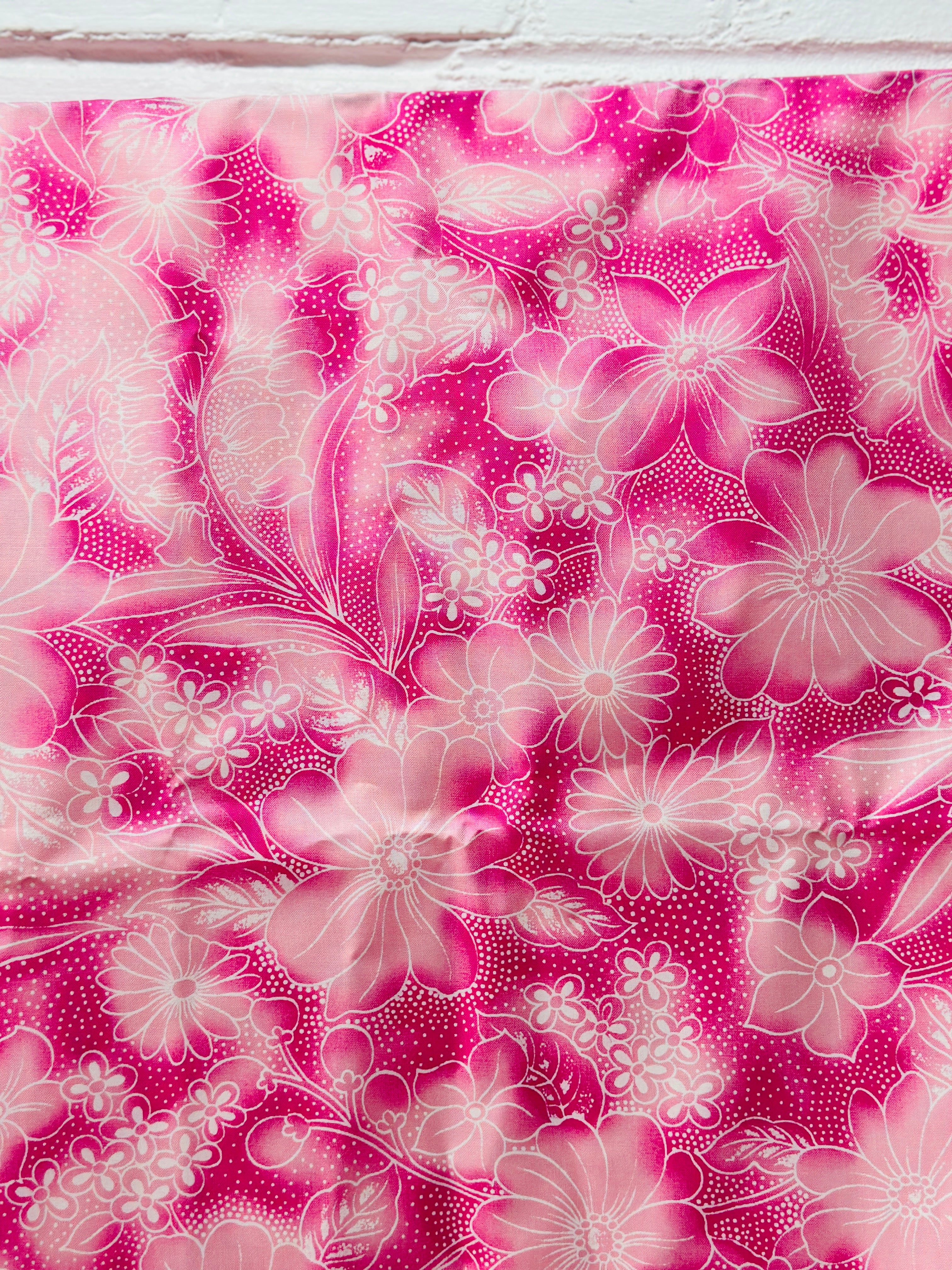 300cms Pretty Pink Large Floral Print