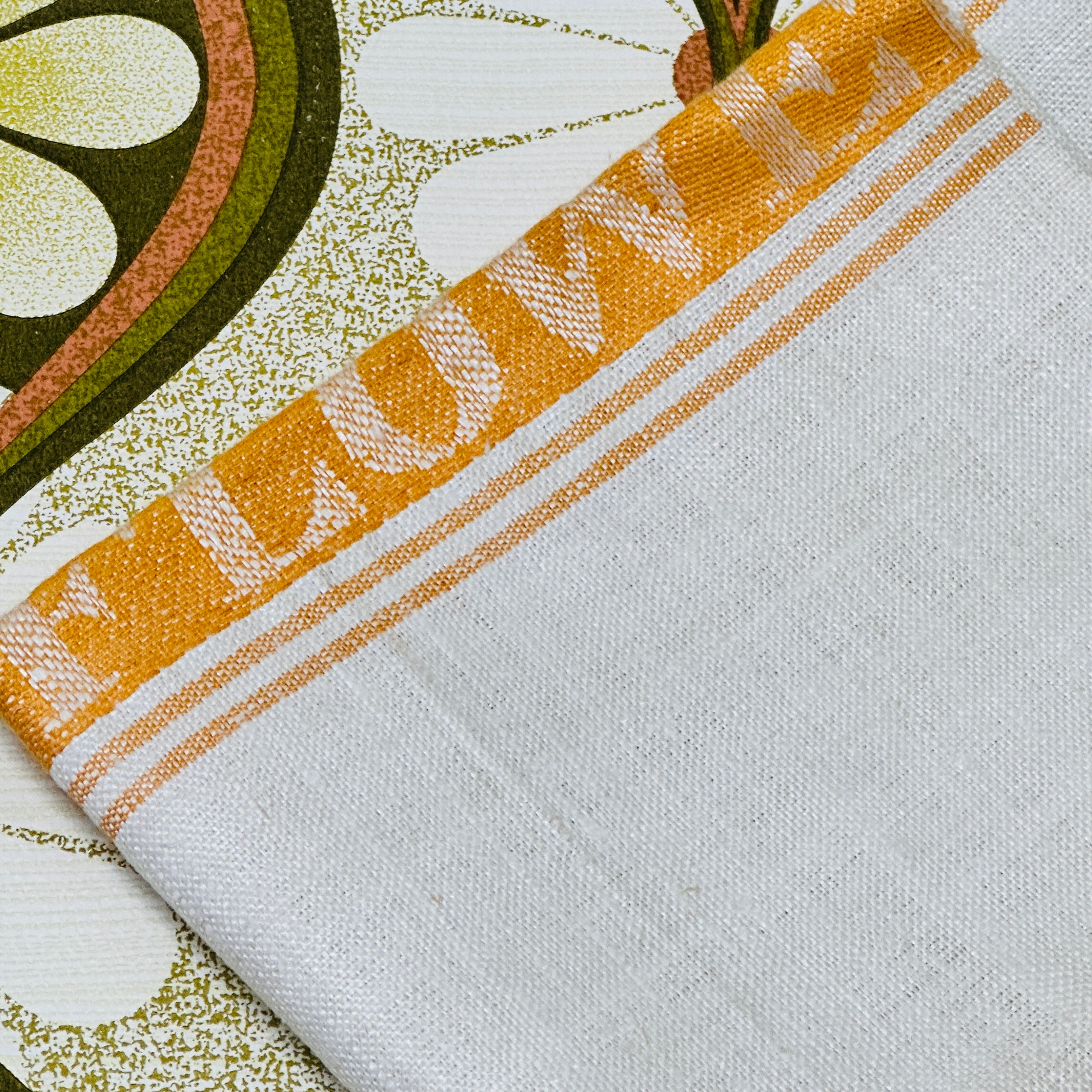 Vintage Linen Tea Towel UNUSED