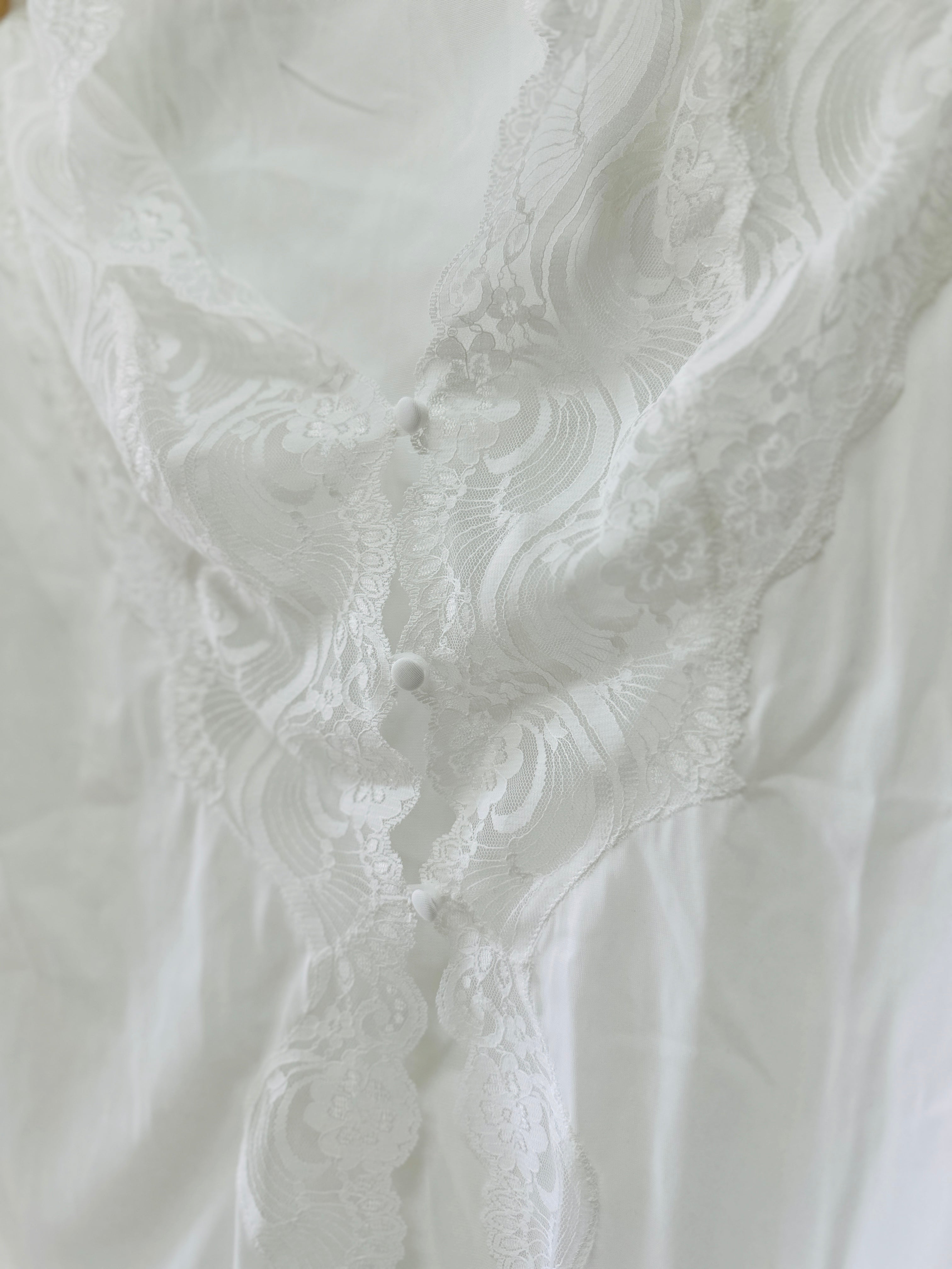 Vintage Retro Slip Lingerie & Matching Robe Gown