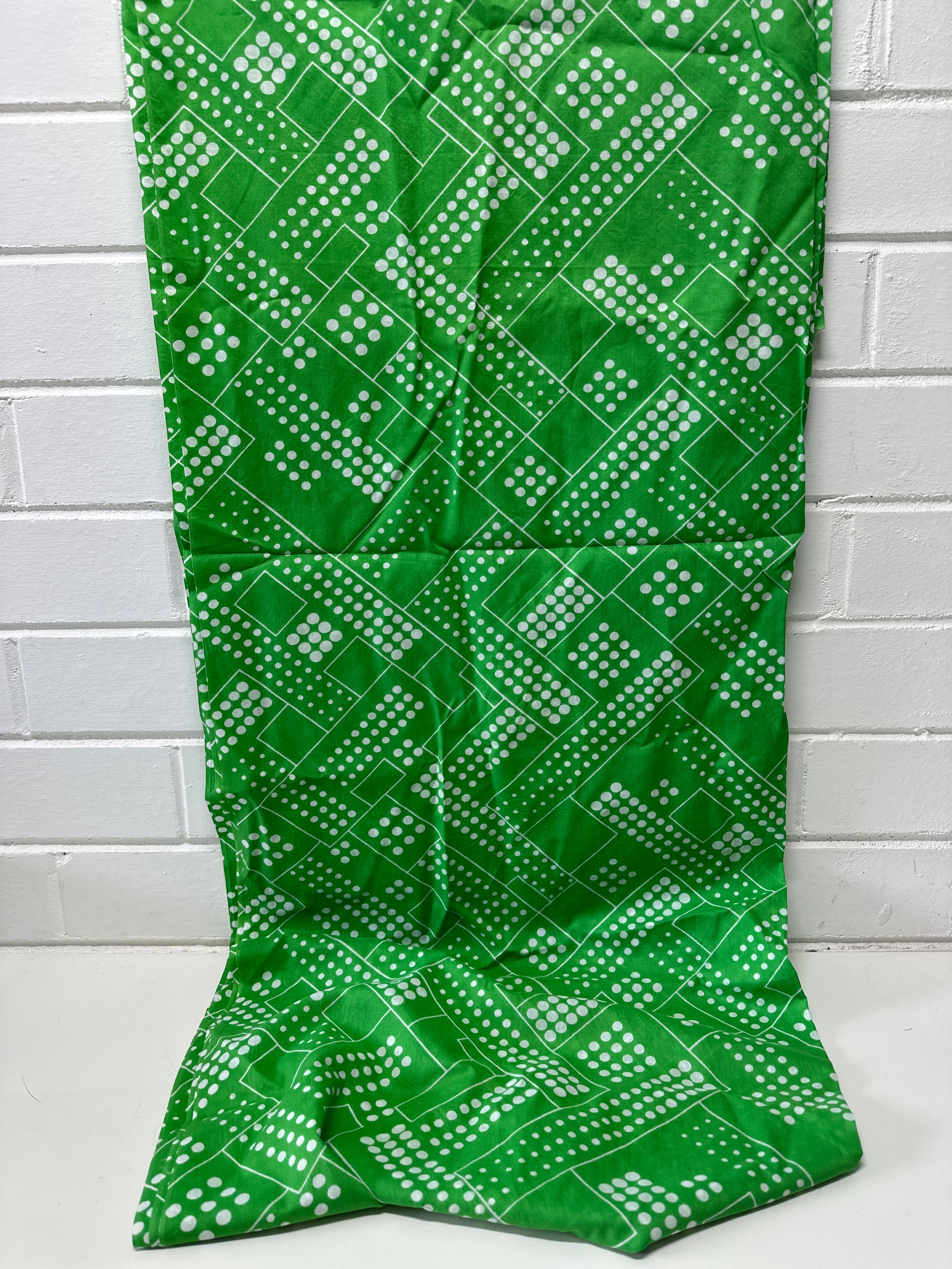270cms Cute Light Weight Green Vintage FABRIC