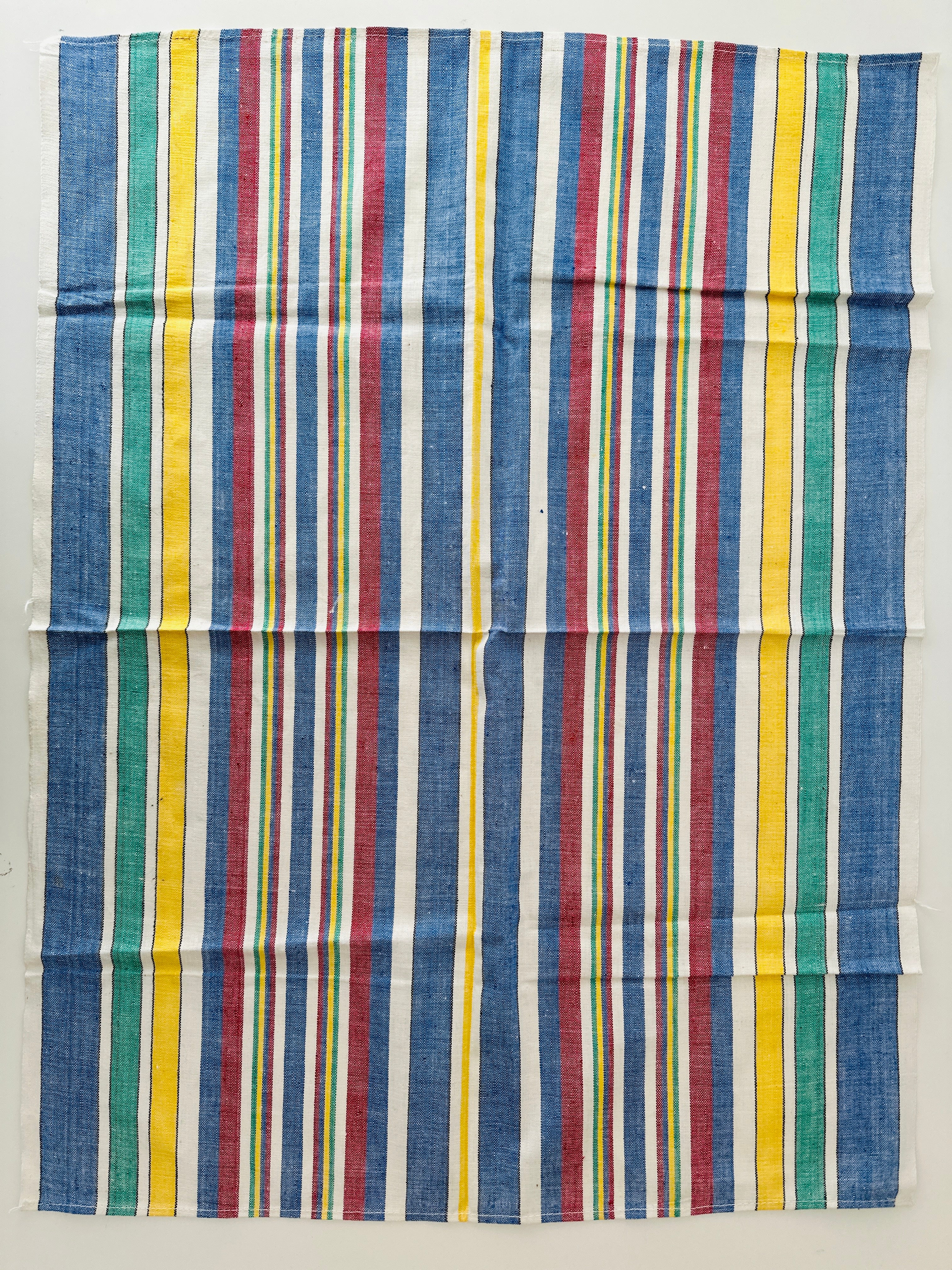 UNUSED Striped Cotton Tea Towel