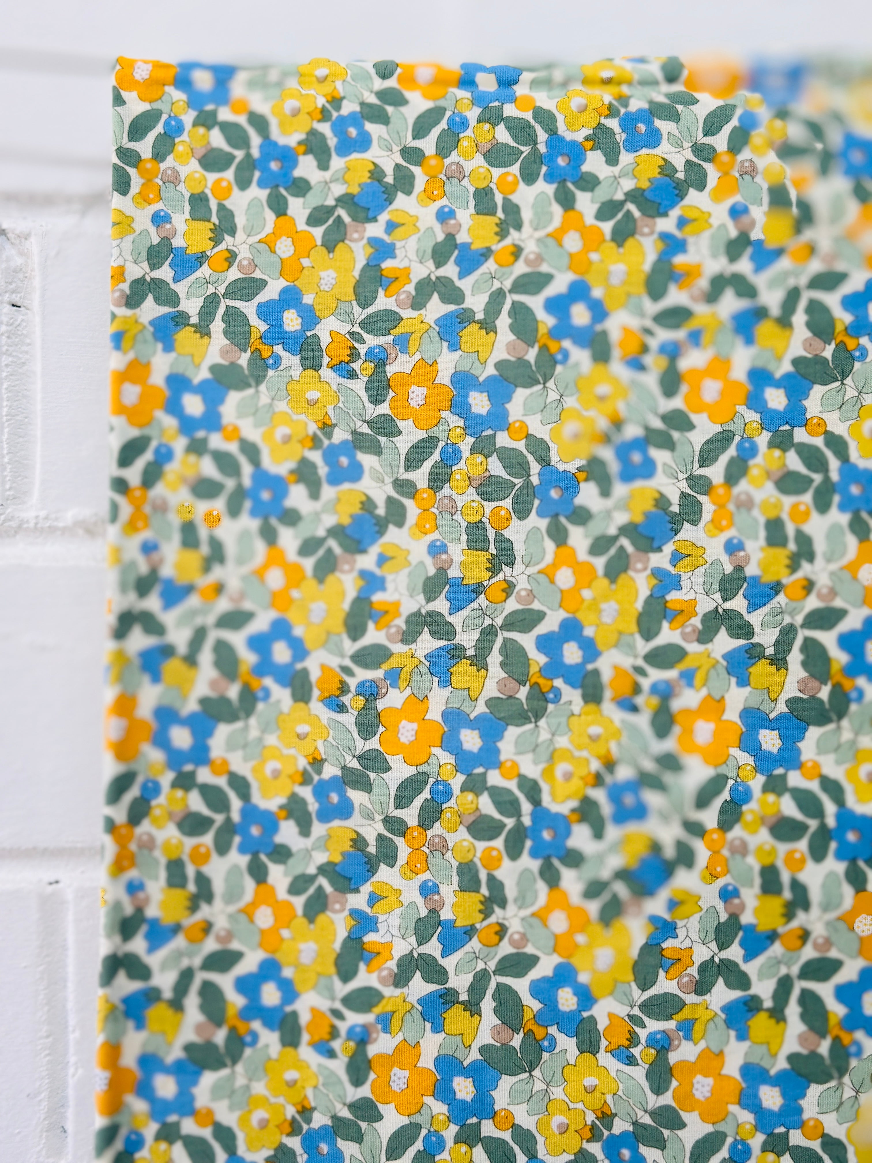 Sold by the Metre ~  Adorable Modern Floral Cotton Fabric 145cms WIDE