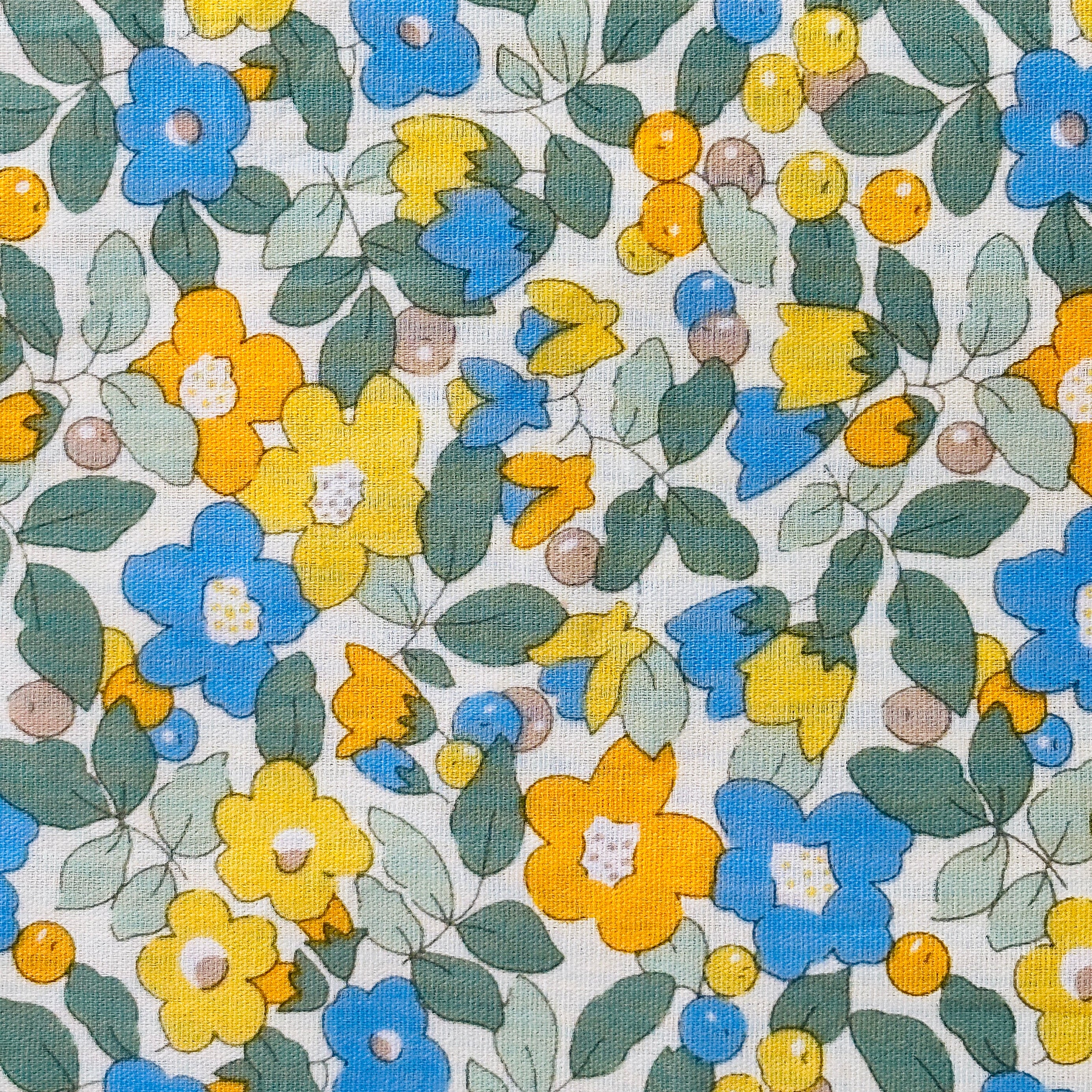 Sold by the Metre ~  Adorable Modern Floral Cotton Fabric 145cms WIDE