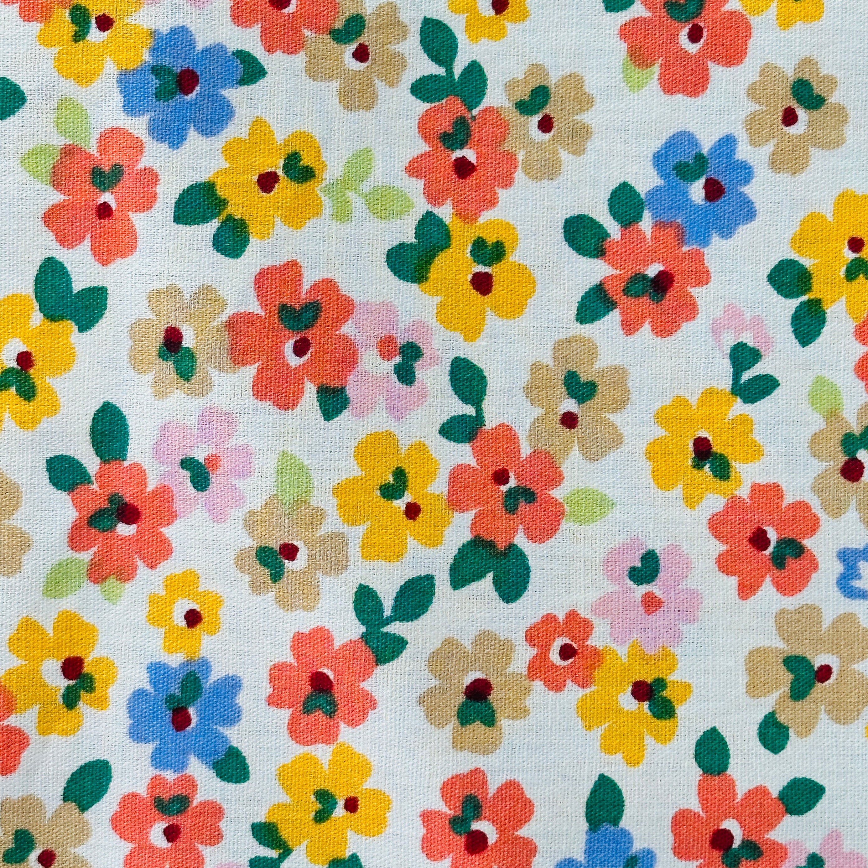 170cms Adorable Modern Floral Cotton Fabric Miniature Floral