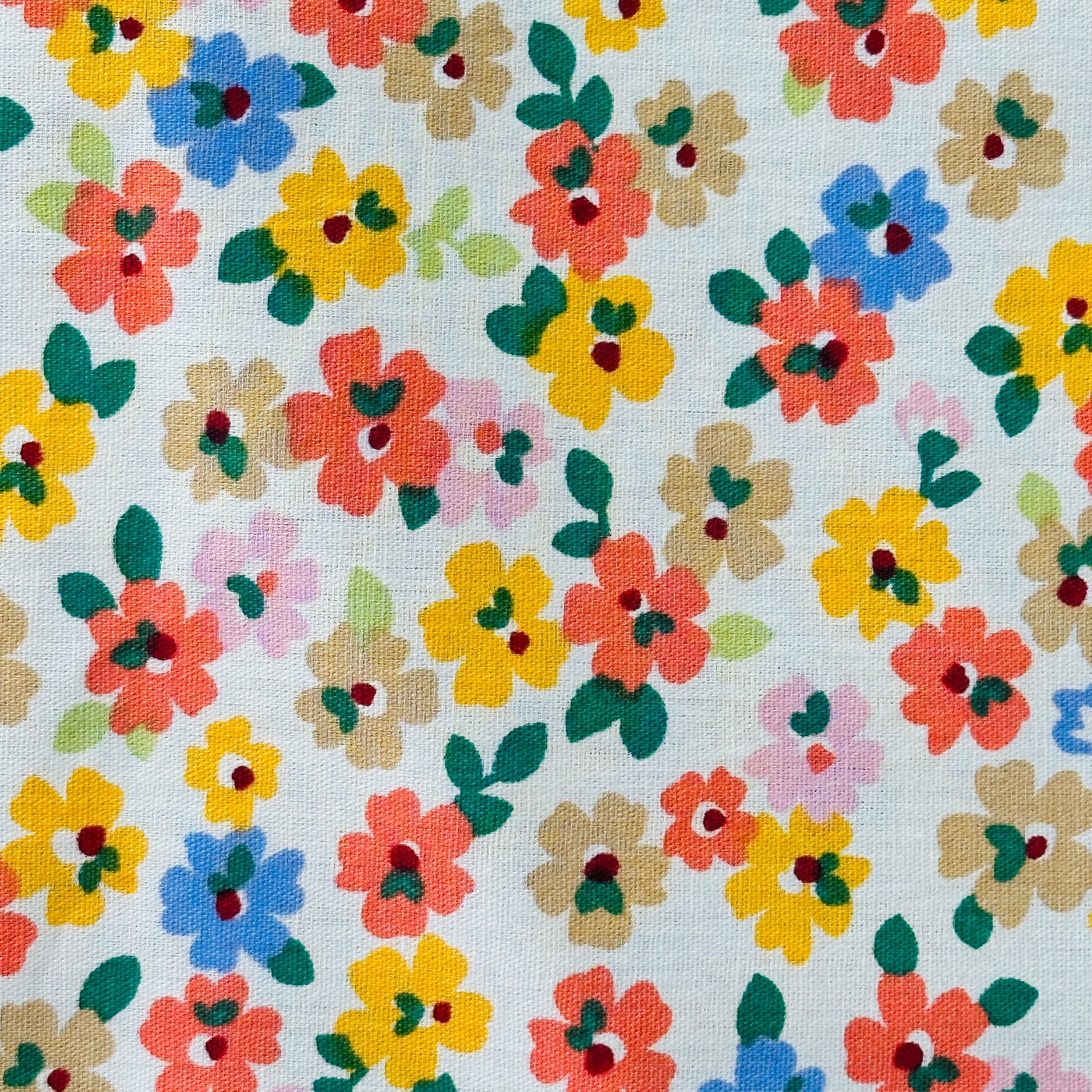 170cms Adorable Modern Floral Cotton Fabric Miniature Floral