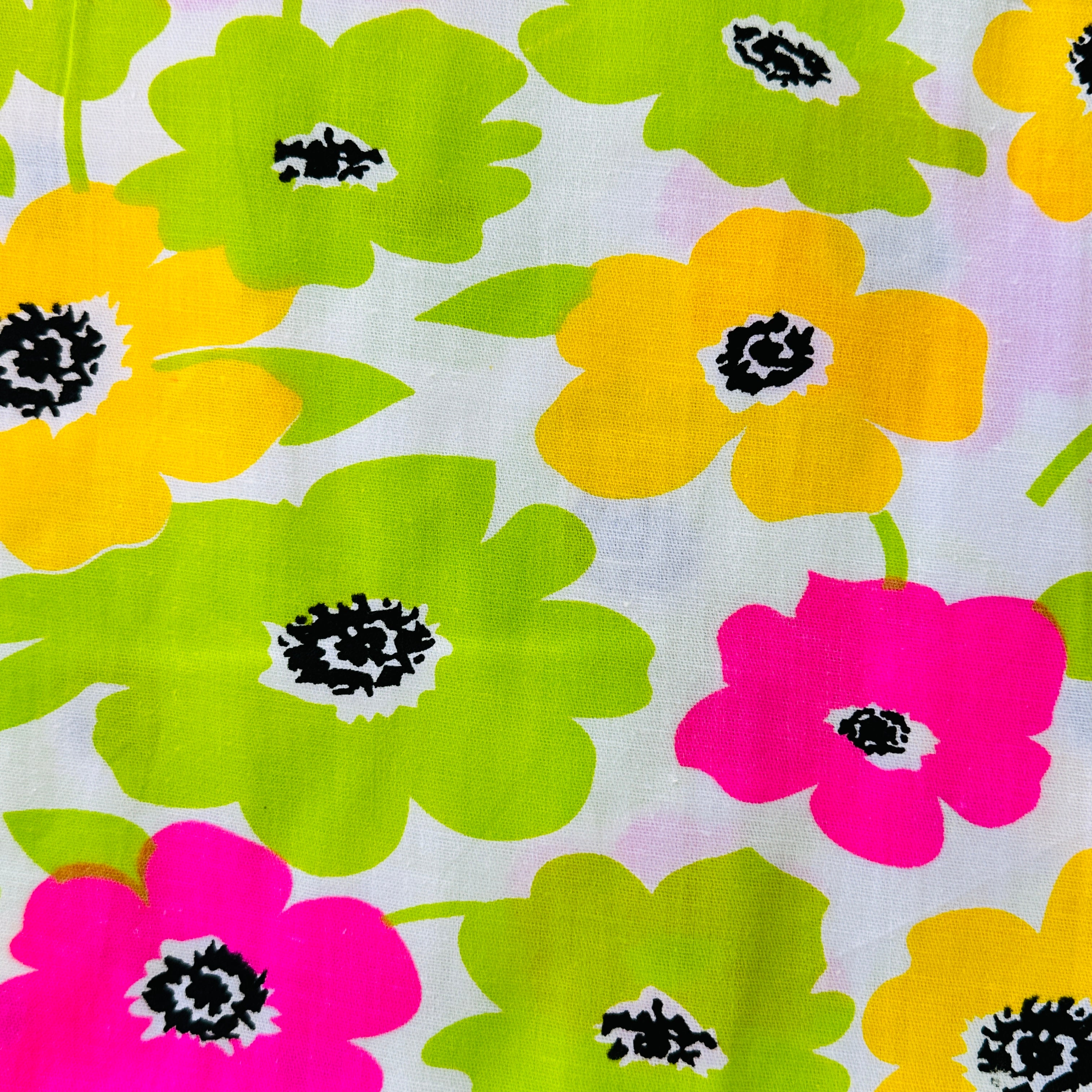 Sold by the Metre ~ Cotton Modern Fabric LARGE Floral