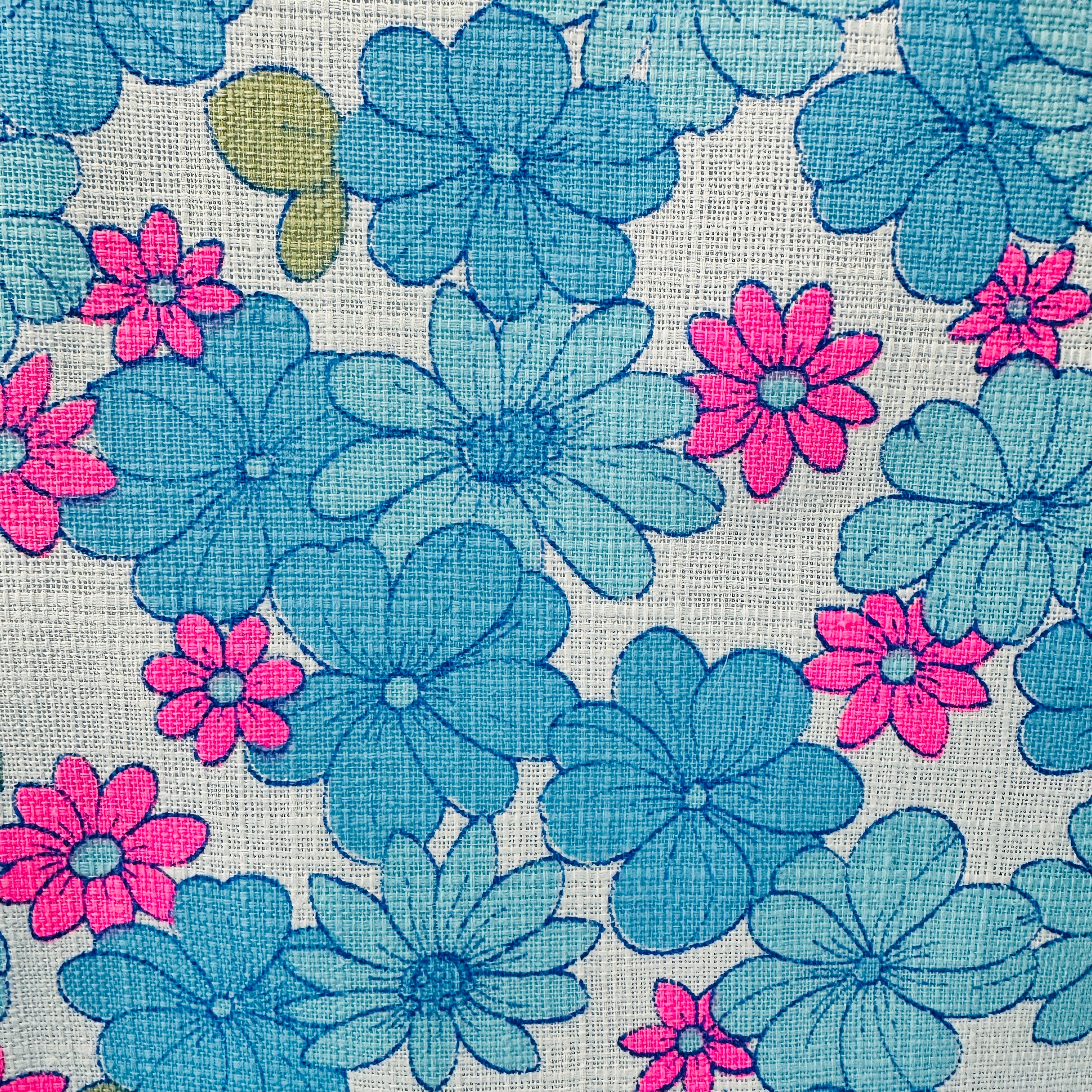 200cms VINTAGE Flower Power Fabric STUNNING
