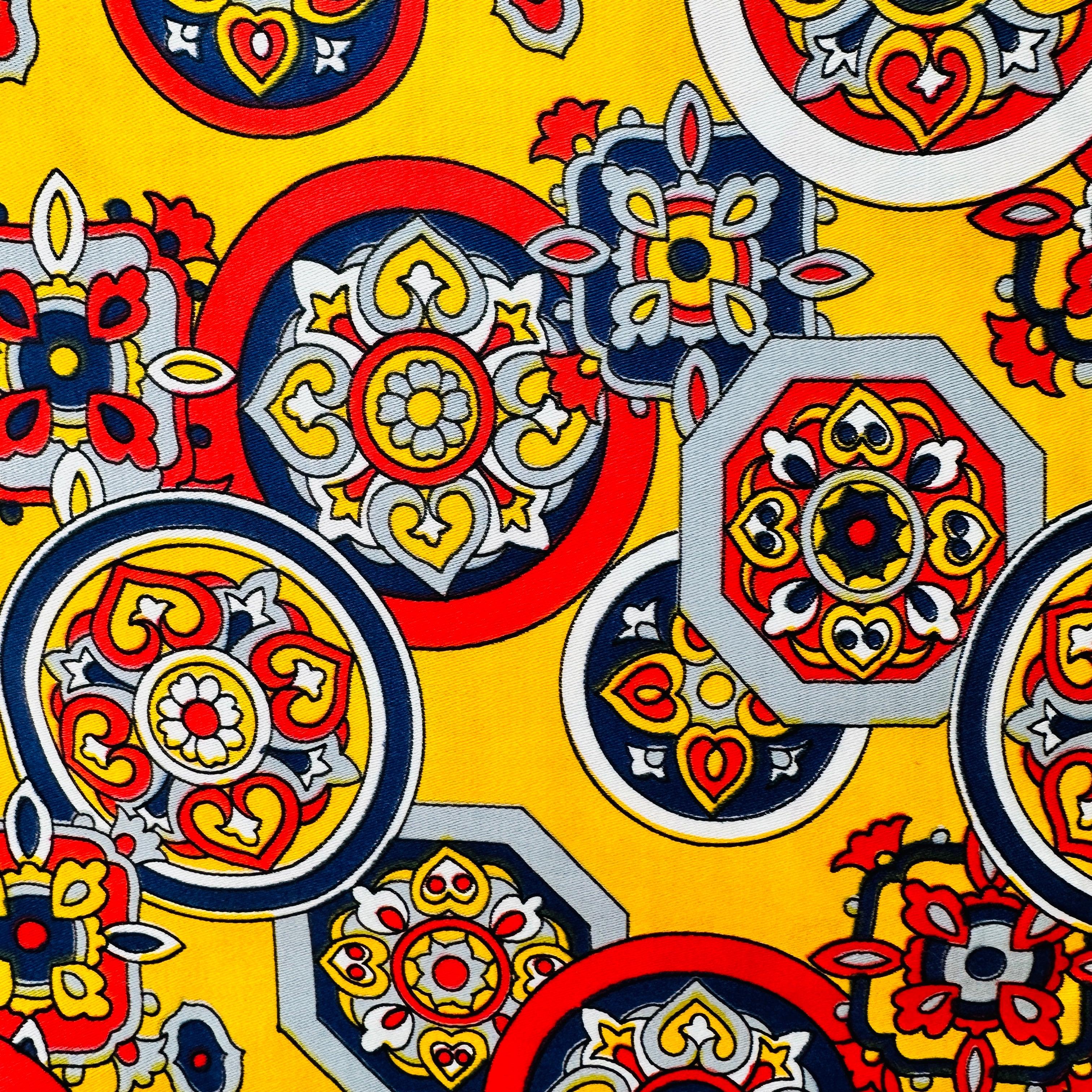 280cms Awesome Retro Bright Fabric