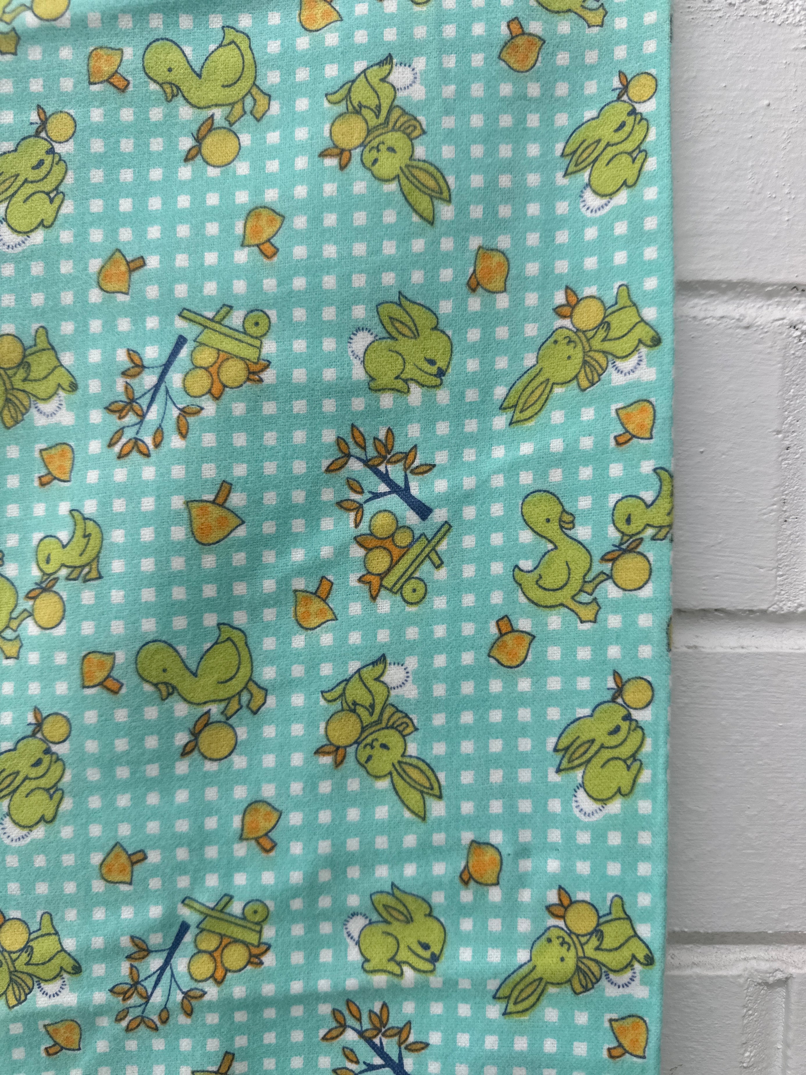 Retro Novelty Children's Fabric Flannelette