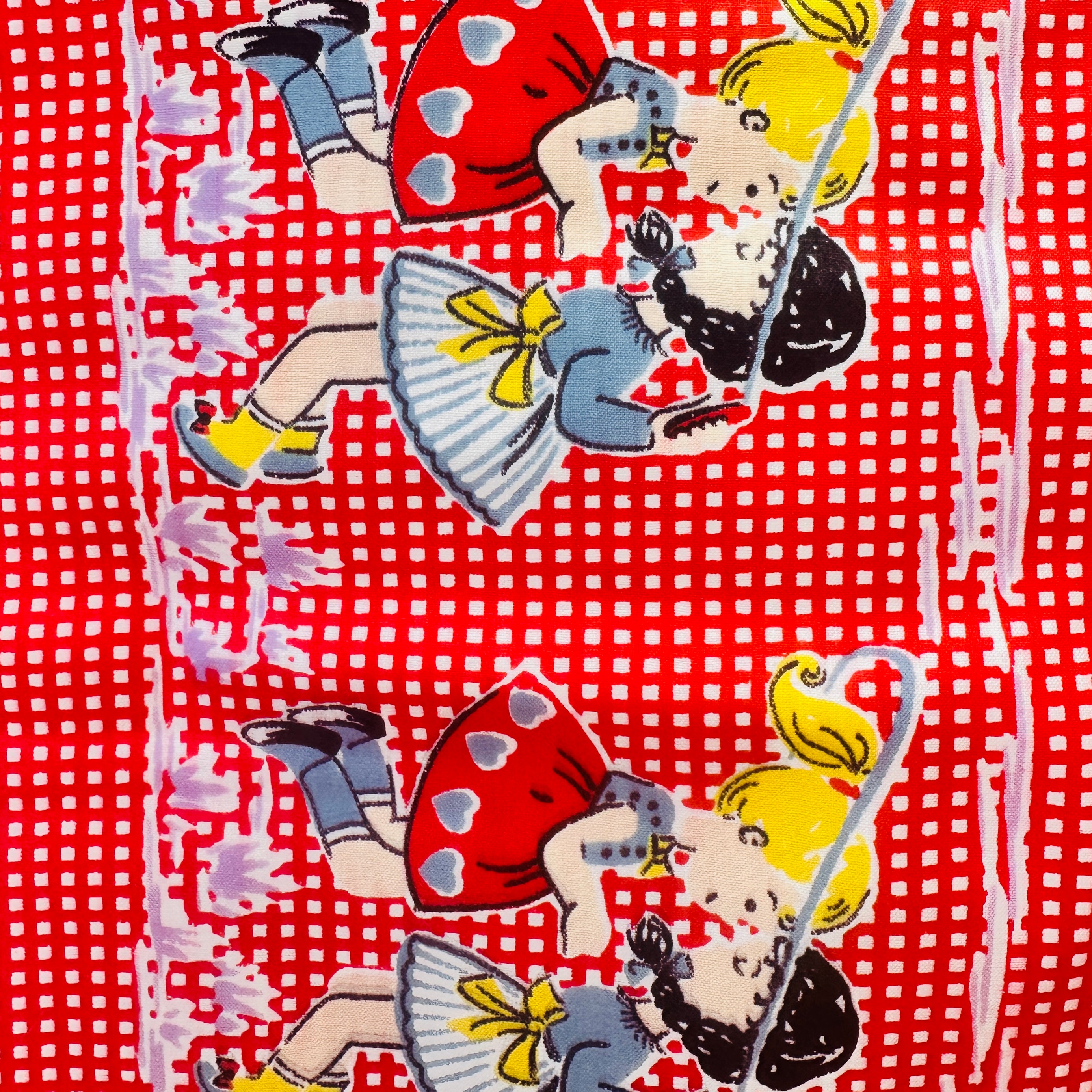 200cms Red Children's Novelty Fabric