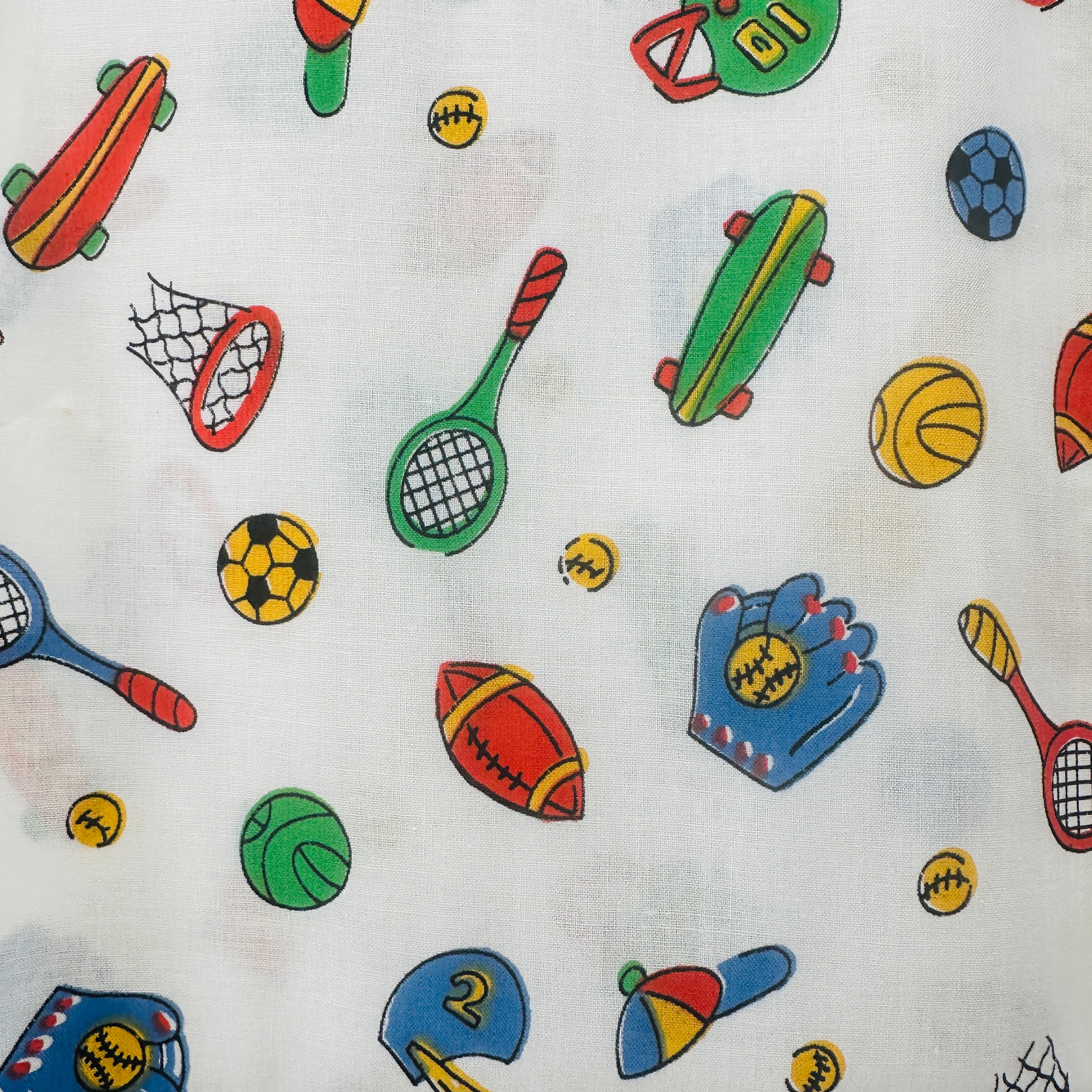 240cms Children's Vintage Sports Fabric