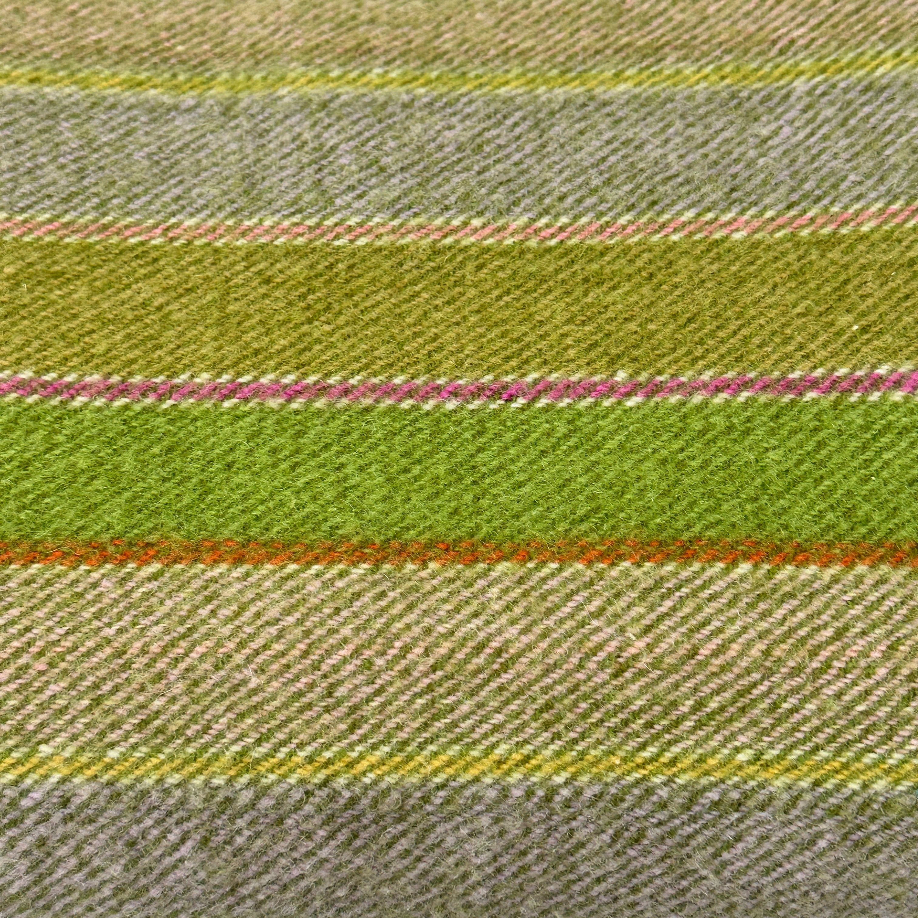 Vintage Green Wool CUTTER Blanket