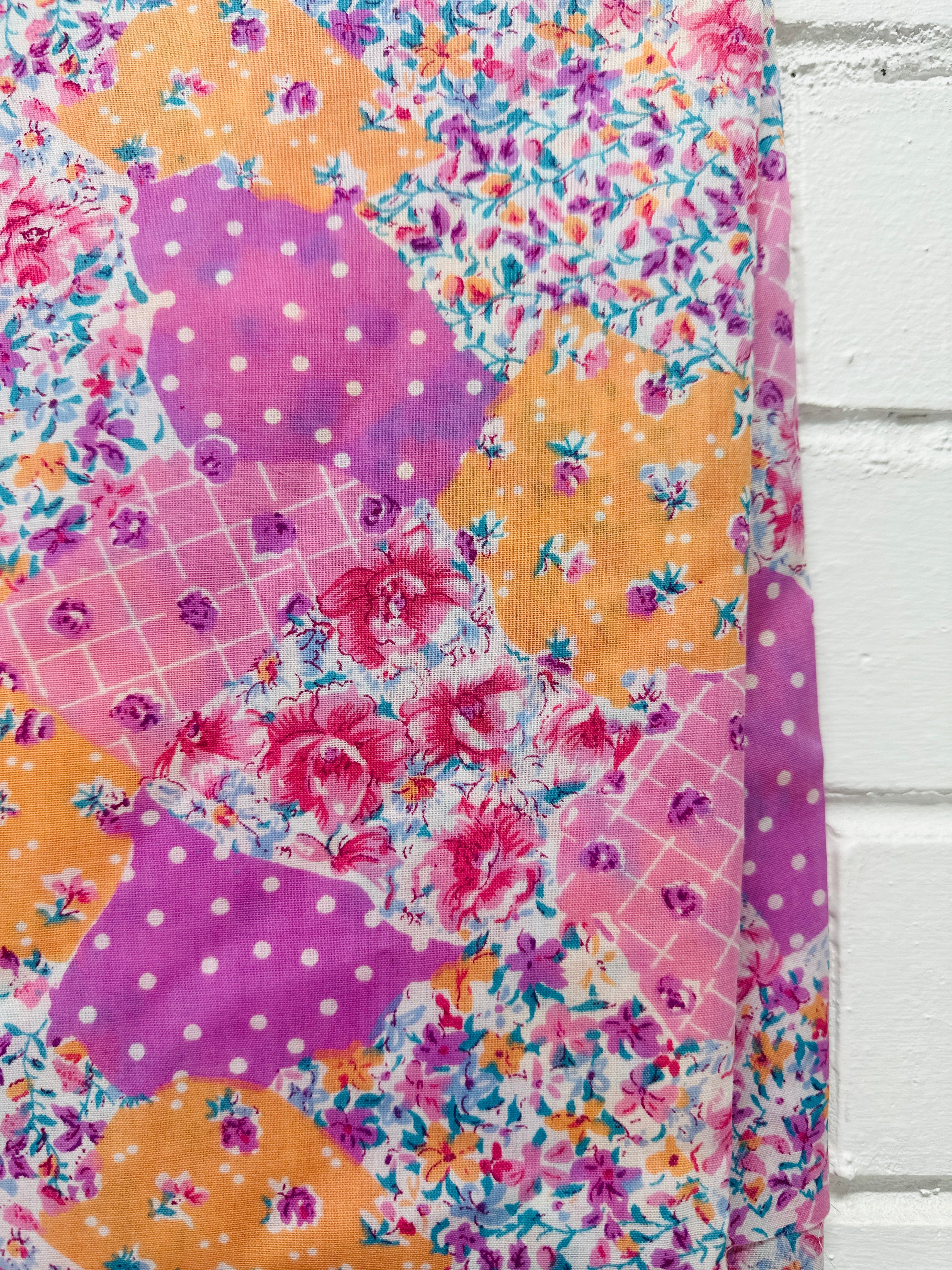 220cms Cute Pink Polyester Fabric