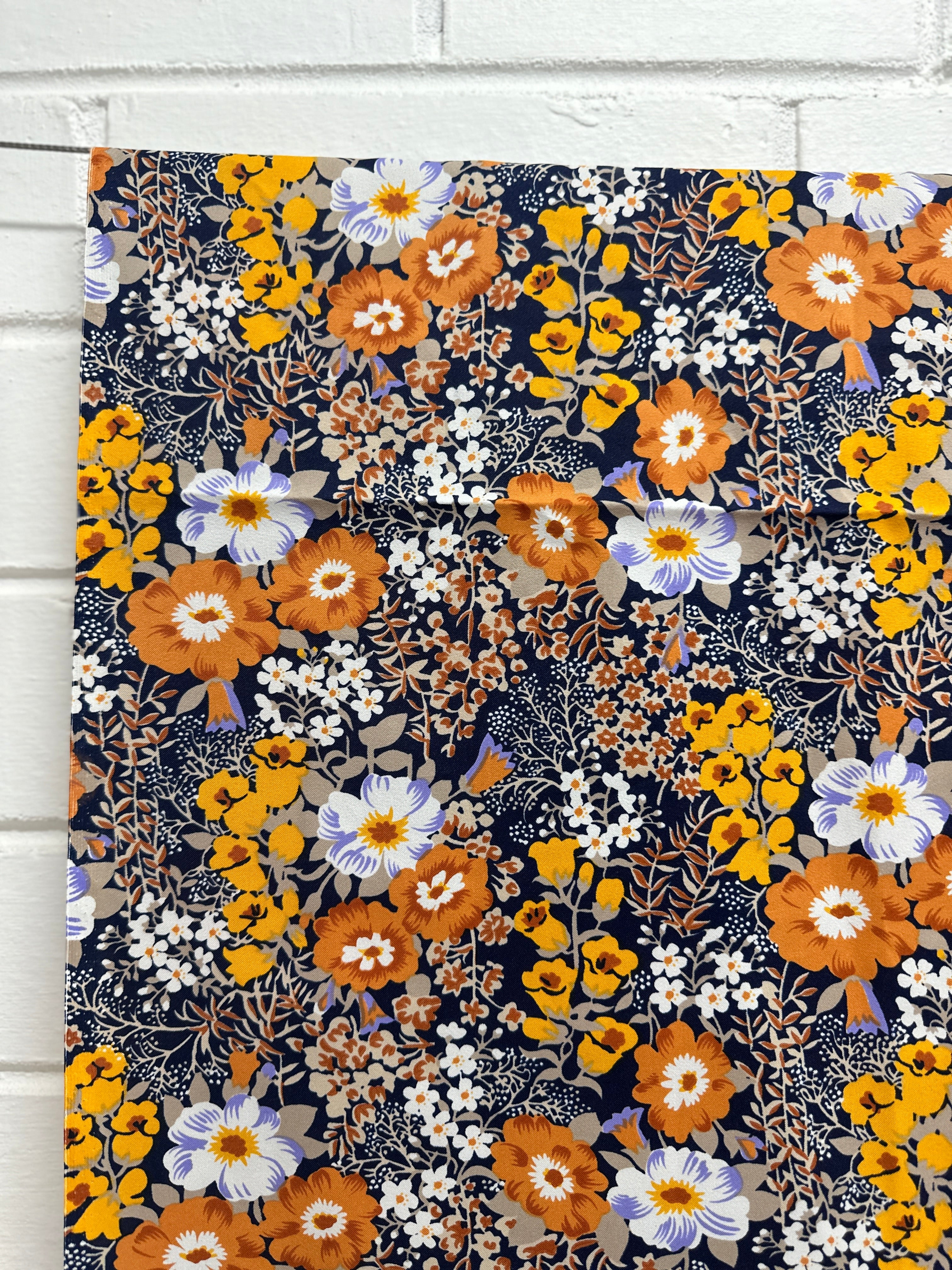 260cms Modern Floral Synthetic Fabric