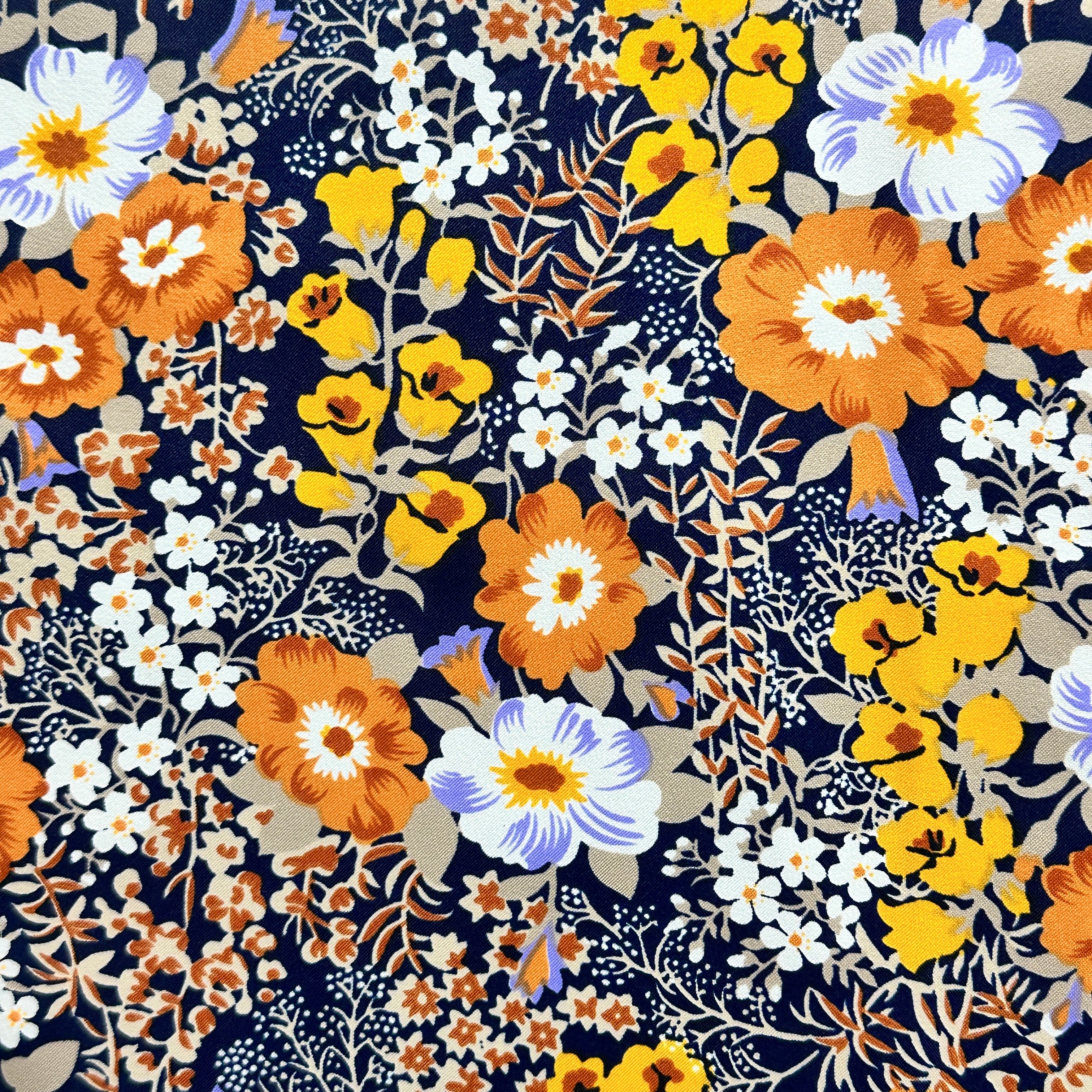 260cms Modern Floral Synthetic Fabric