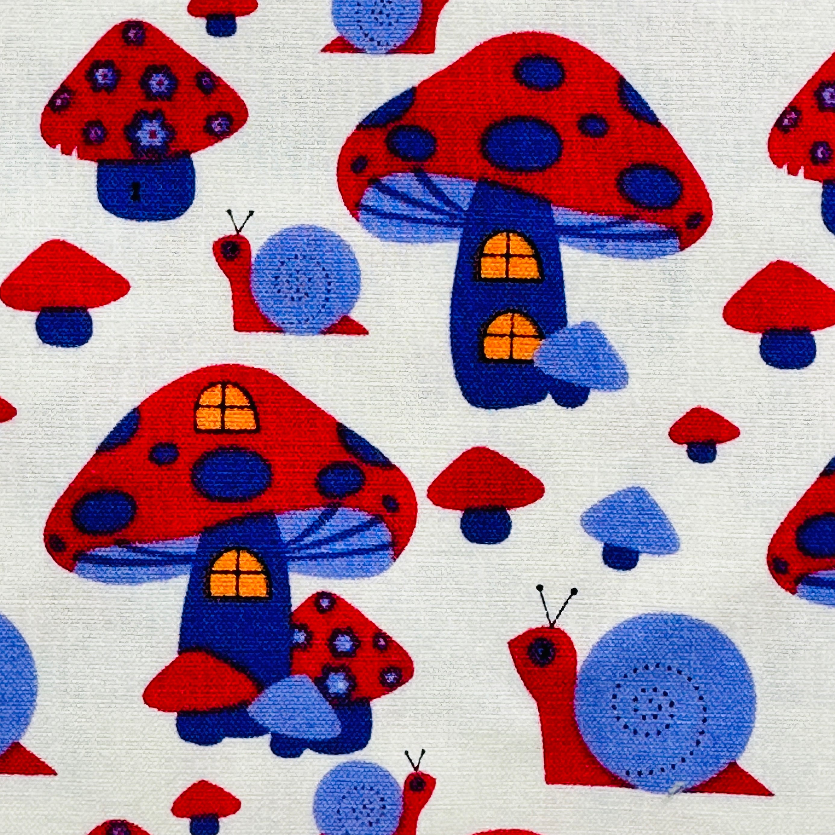 220cms Wonderful Mushrooms 100% Organic Cotton MODERN