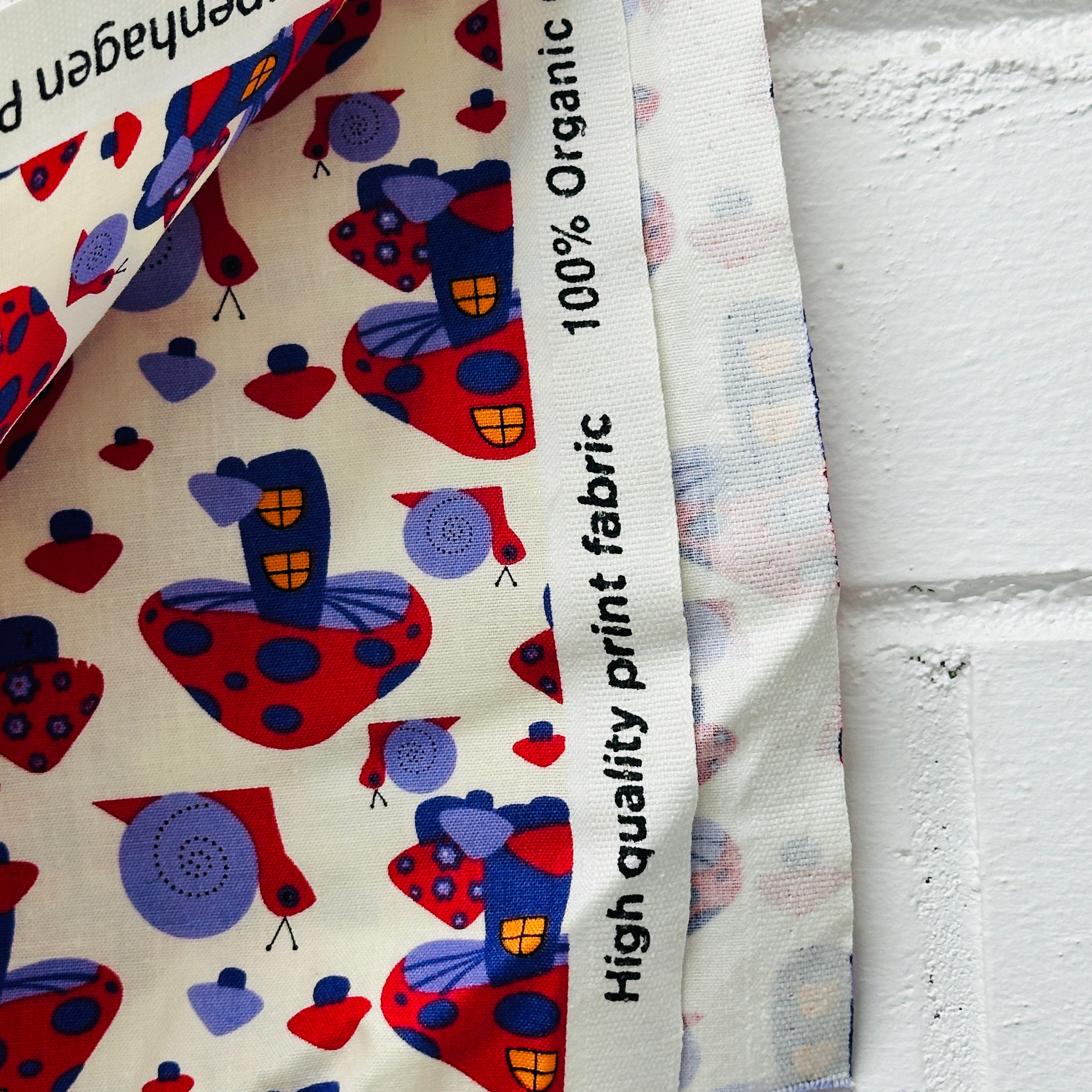 220cms Wonderful Mushrooms 100% Organic Cotton MODERN