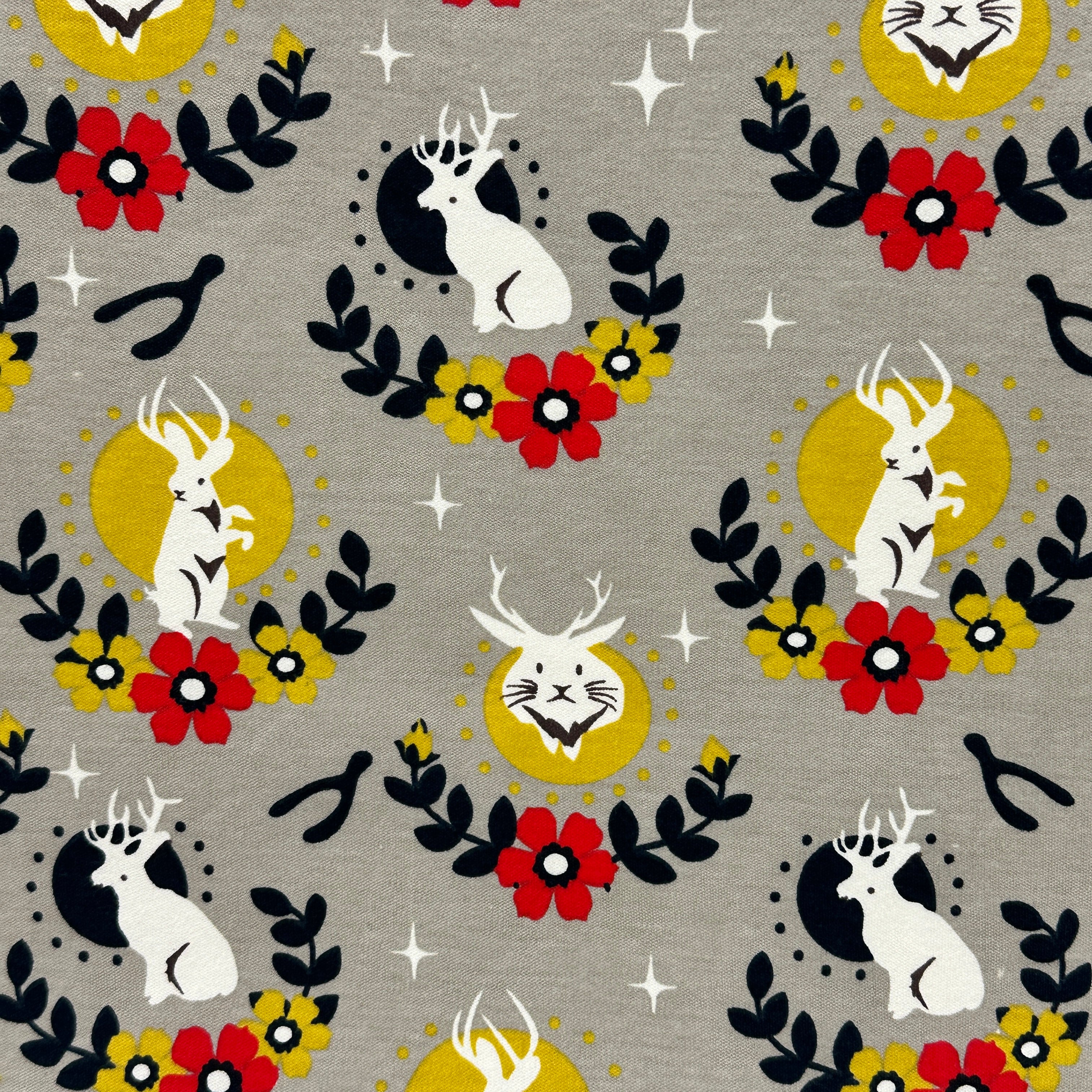 250cms Modern 100% Orqanic Cotton Birch Fabric ADORABLE
