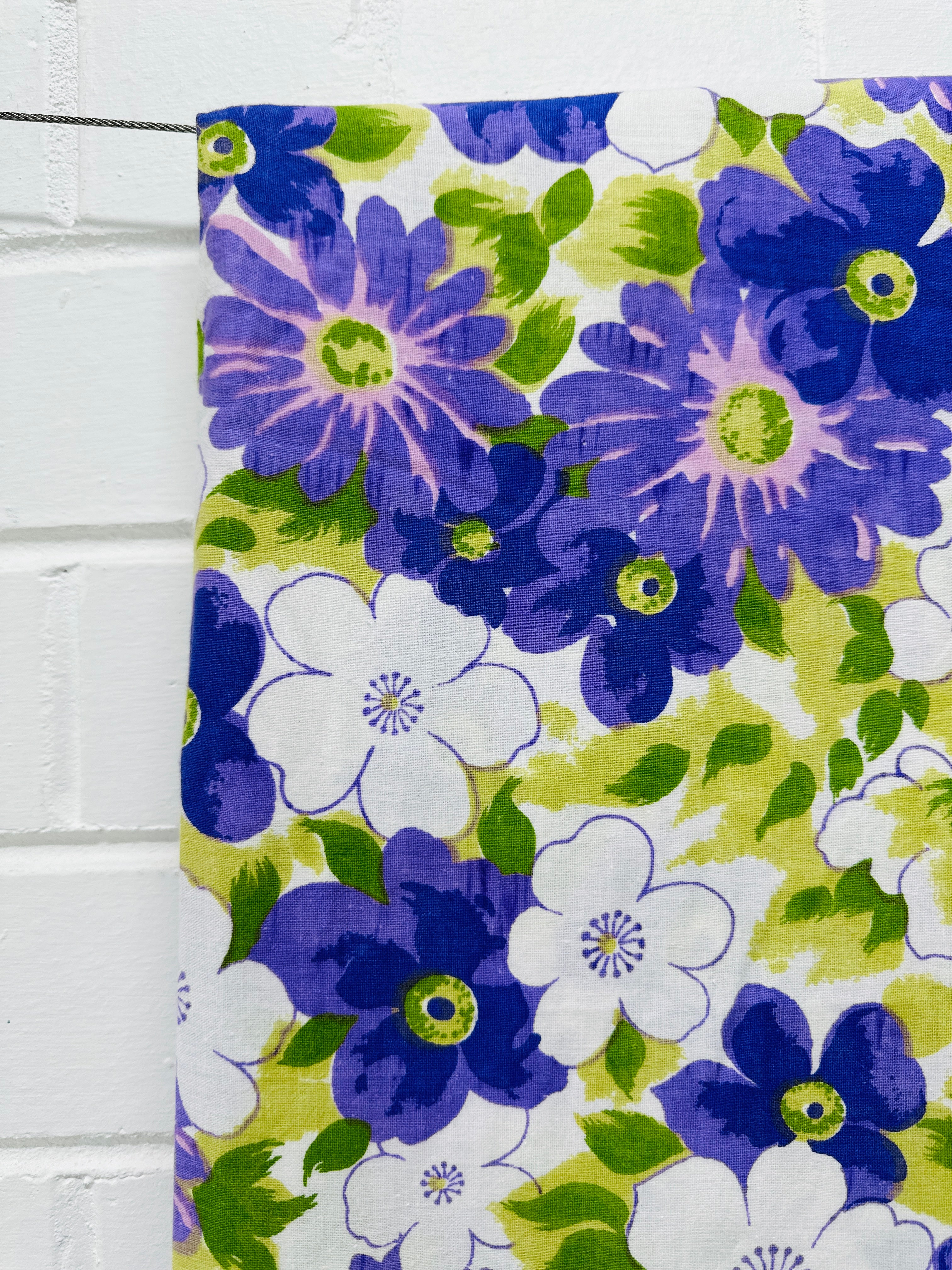 230cms Bright Purple Cotton Sheet Fabric