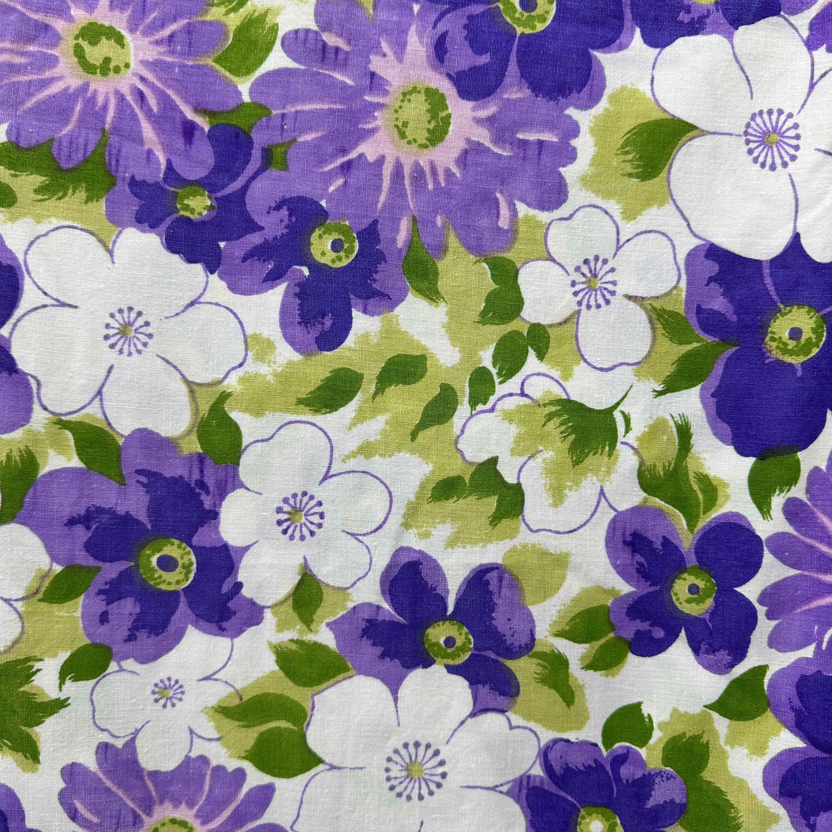 230cms Bright Purple Cotton Sheet Fabric