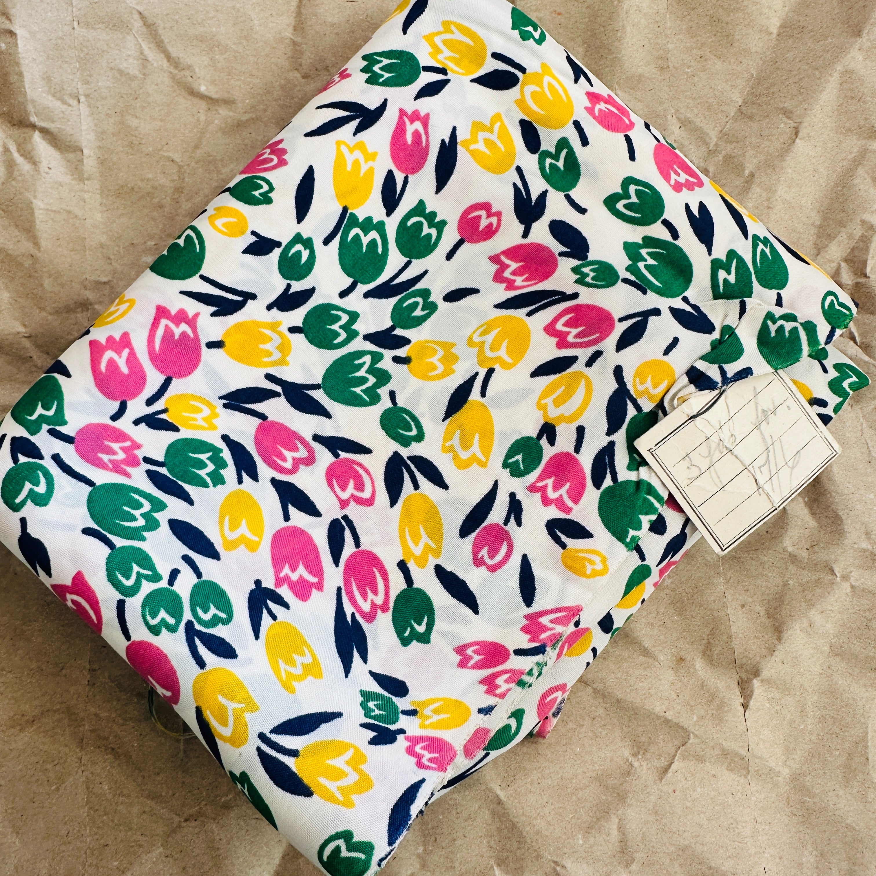 290cms VINTAGE Cotton Fabric DRESS