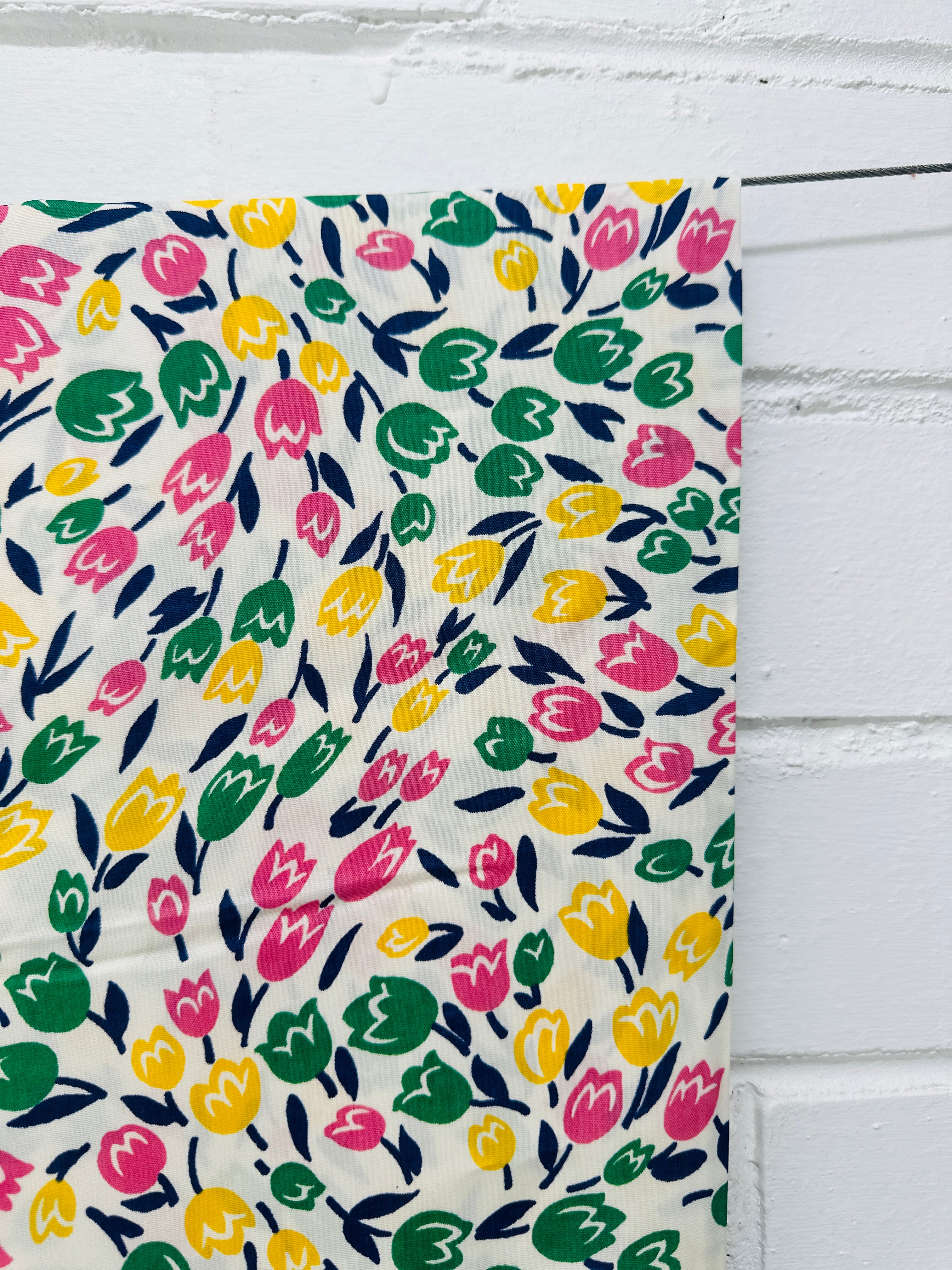 290cms VINTAGE Cotton Fabric DRESS