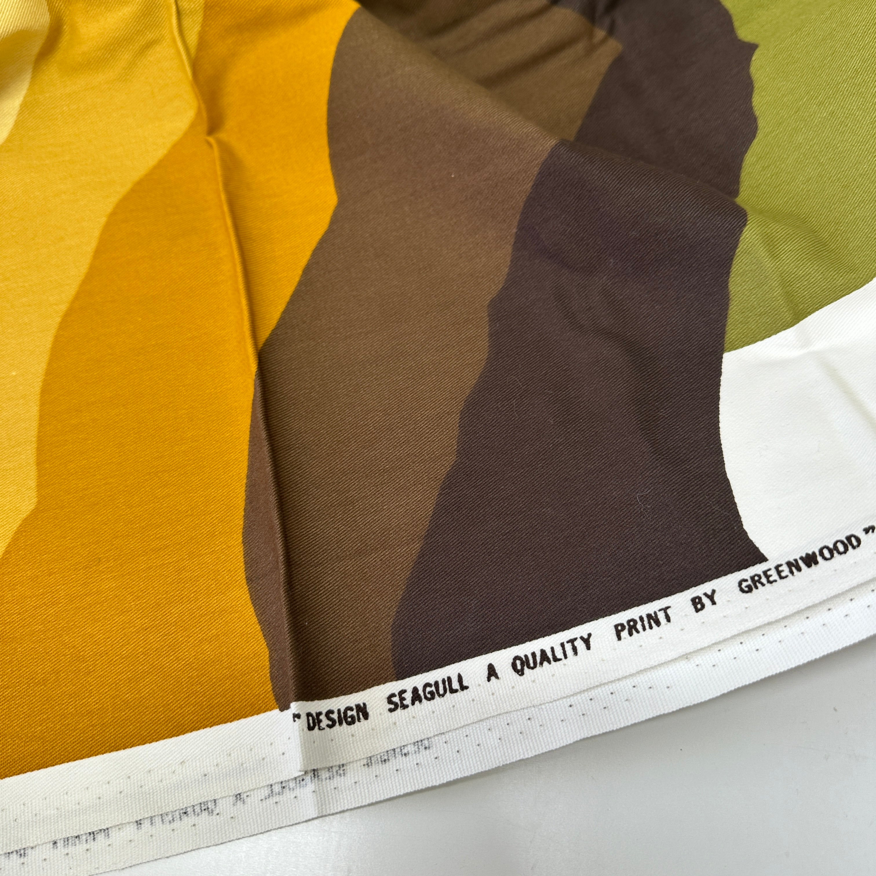 320cms HUGE GREENWOOD Fabric Vintage Seagull Print