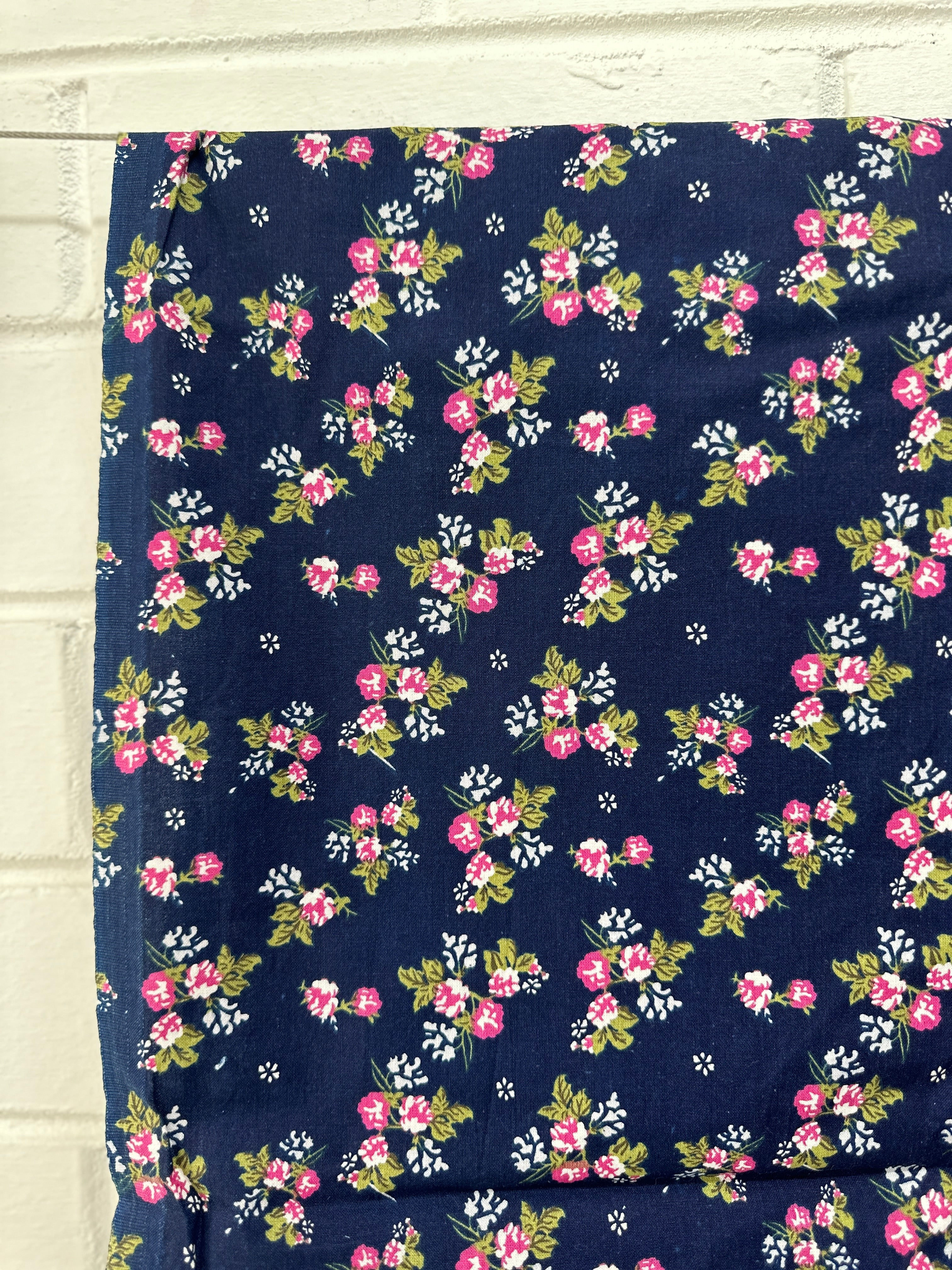 340cms Navy Blue Medium Weigh FABRIC Modern