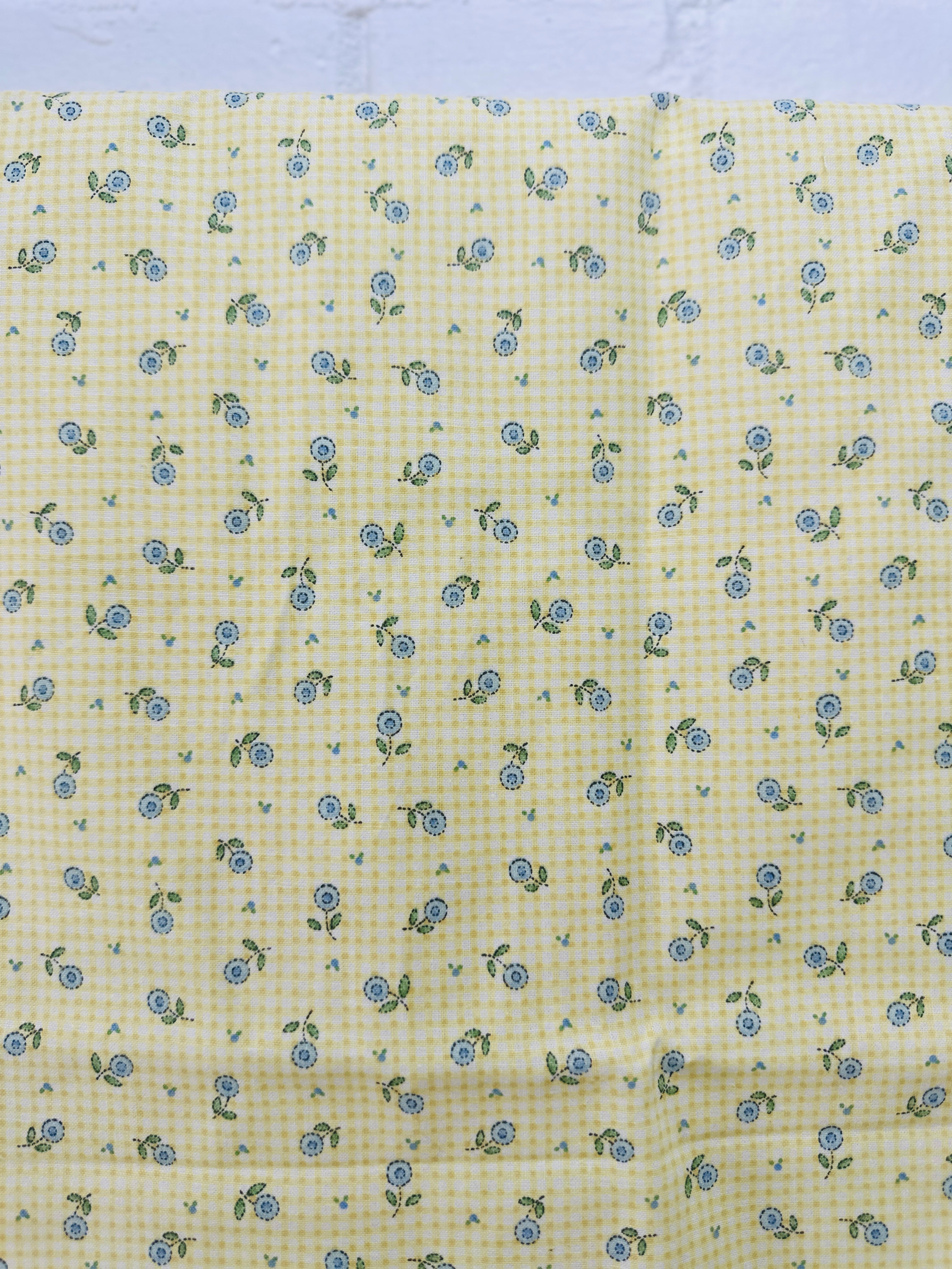 190cms Sweet Yellow Floral Fabric MODERN USA Cranston