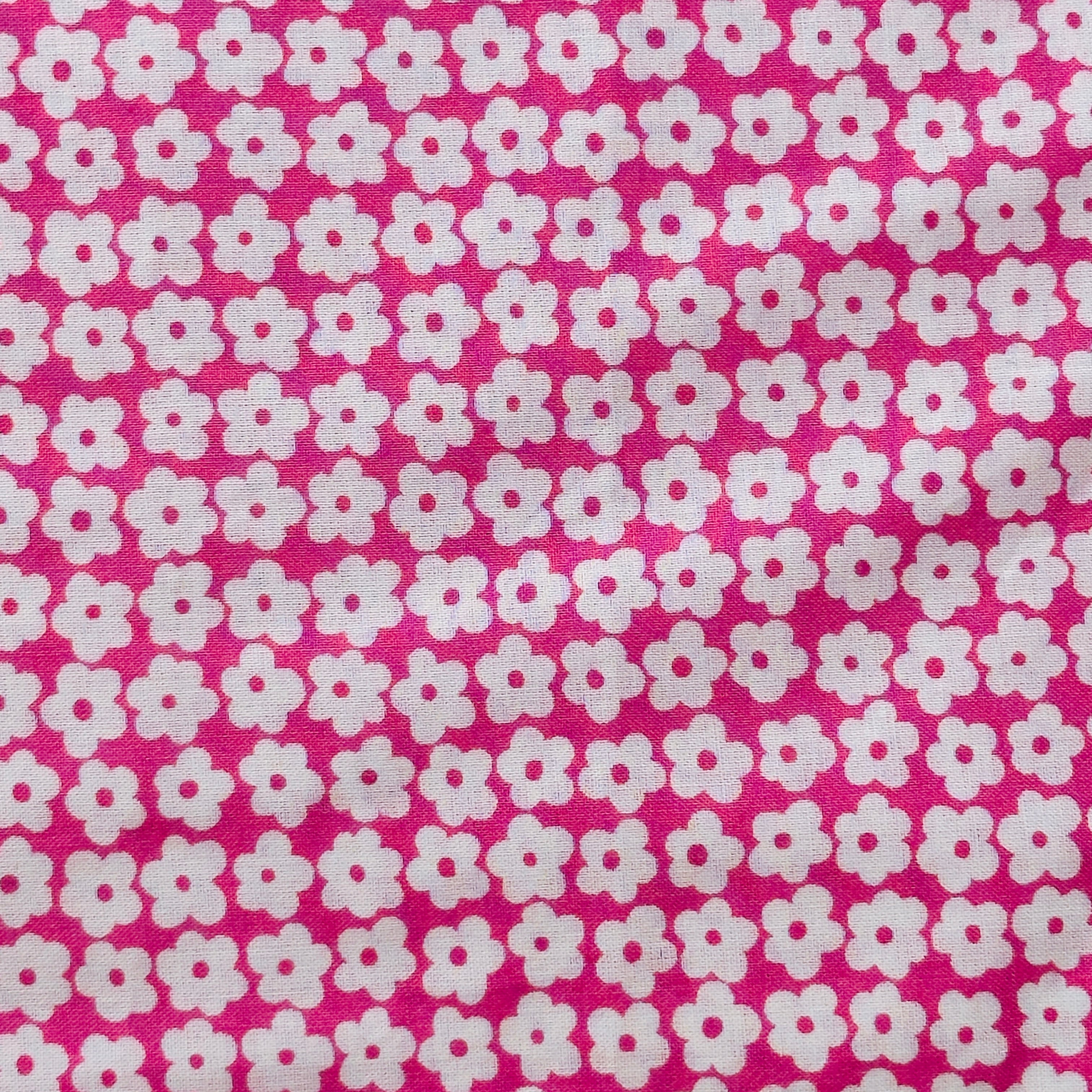 170cms Adorable Pink Floral Fabric JAPAN Light Weight